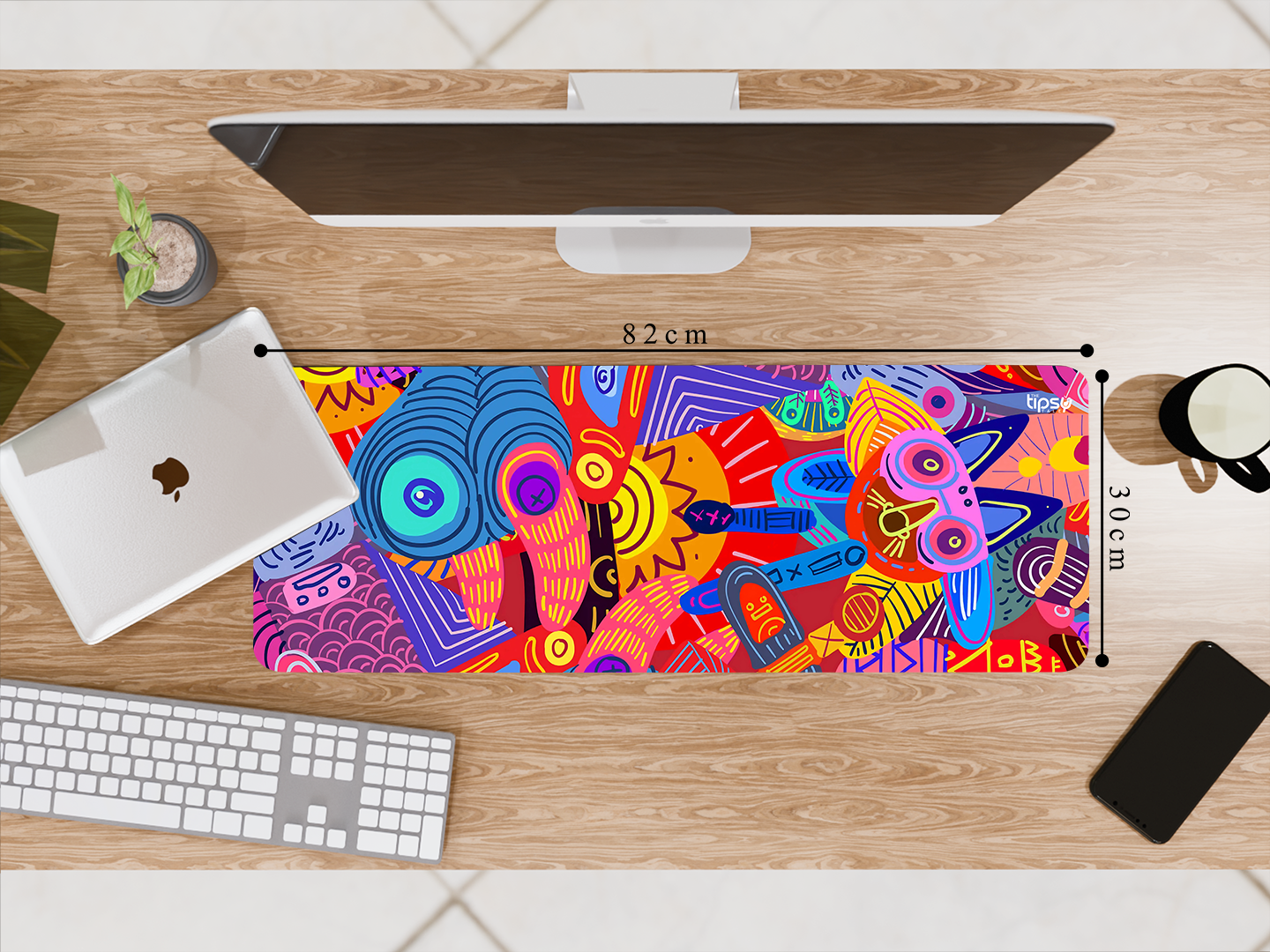 "ABSTRACT ART WORK" Gaming Mousepad- Elevate Your Gaming Experience