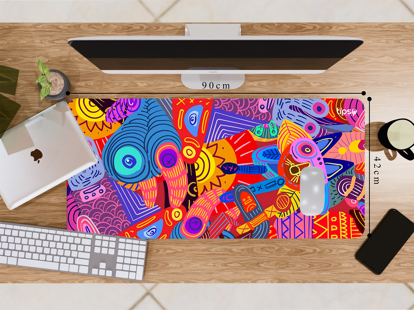 "ABSTRACT ART WORK" Gaming Mousepad- Elevate Your Gaming Experience