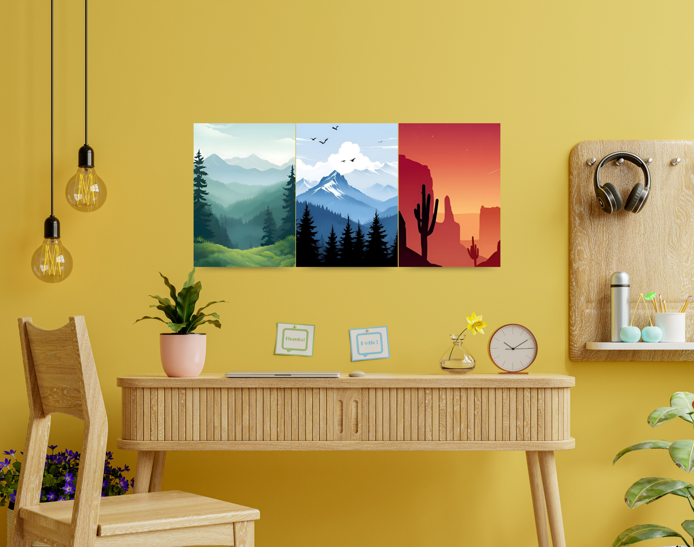 "NATURE WALLPAPERS"- Shiny & Sturdy Metallic Poster Art That Pops & Sticks