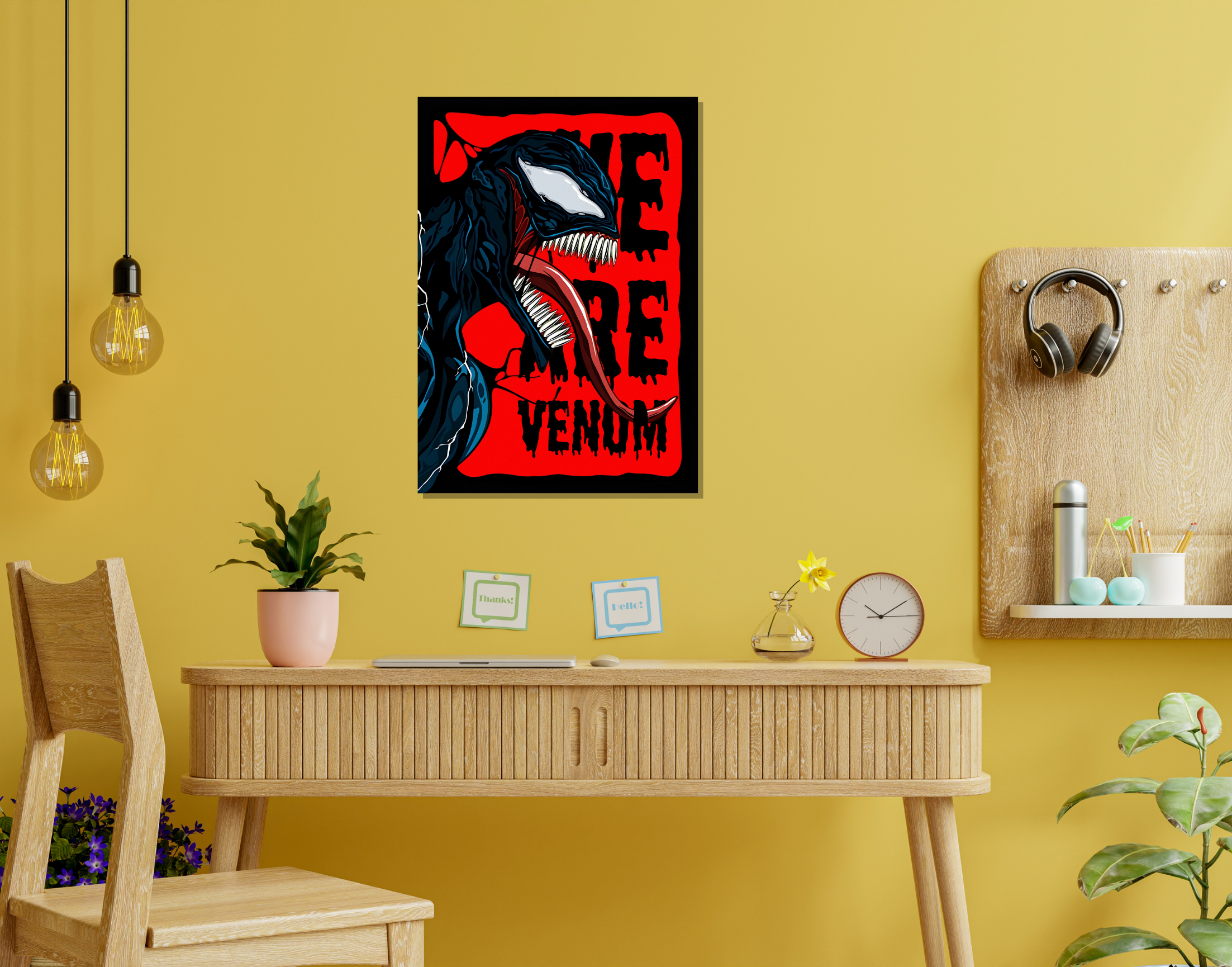 "We are venom"- Shiny & Sturdy Metallic Poster Art That Pops & Sticks