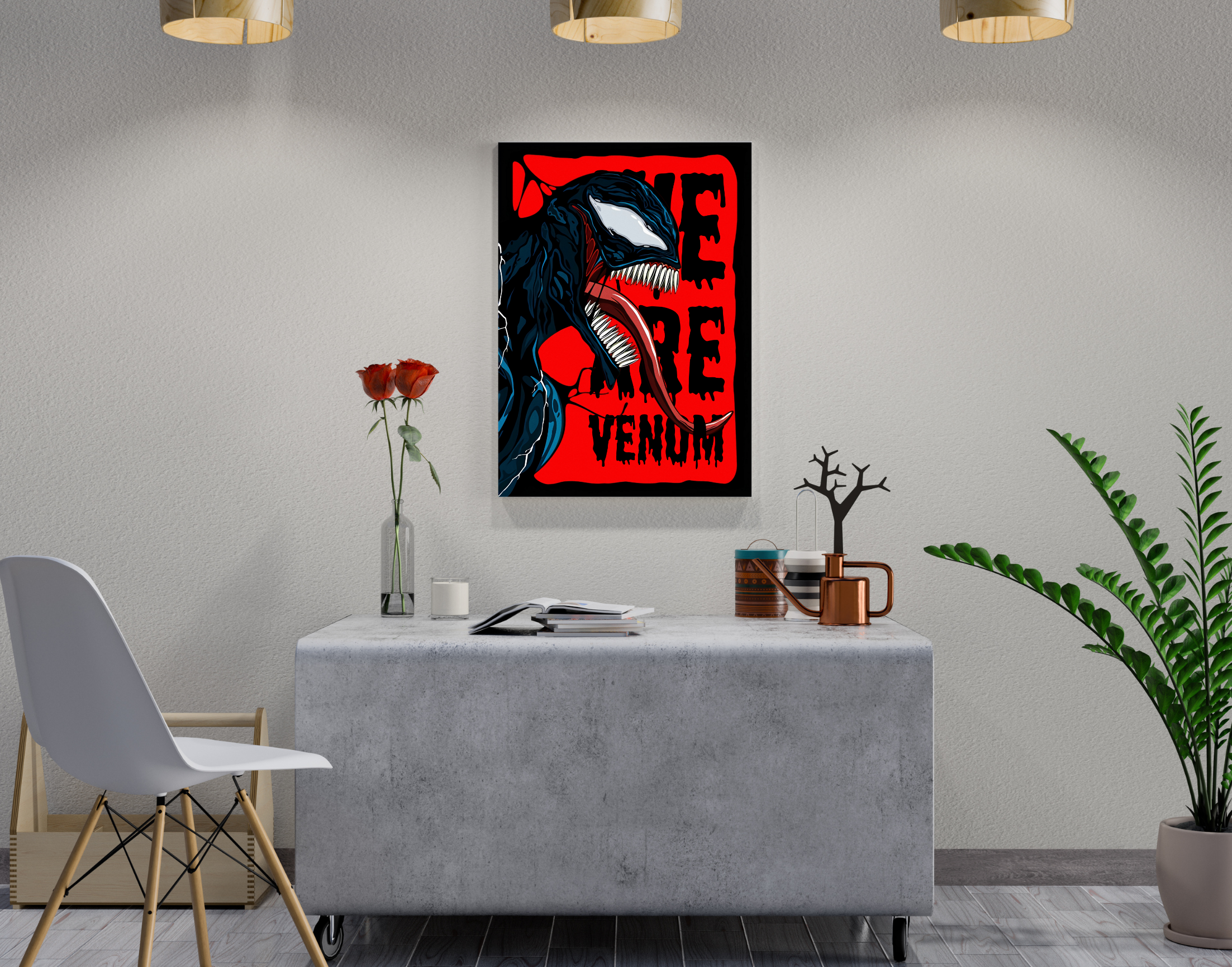 "We are venom"- Shiny & Sturdy Metallic Poster Art That Pops & Sticks