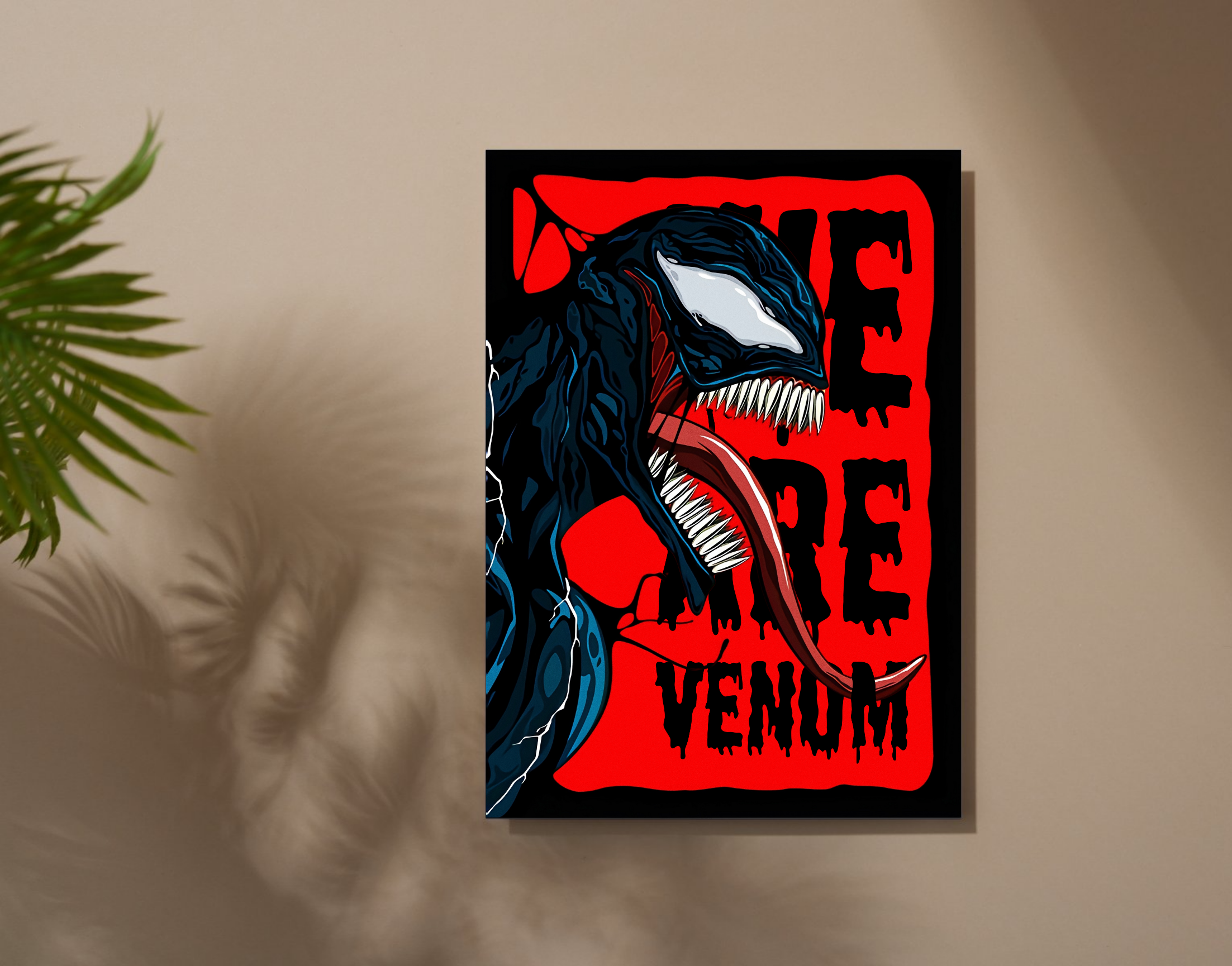 "We are venom"- Shiny & Sturdy Metallic Poster Art That Pops & Sticks