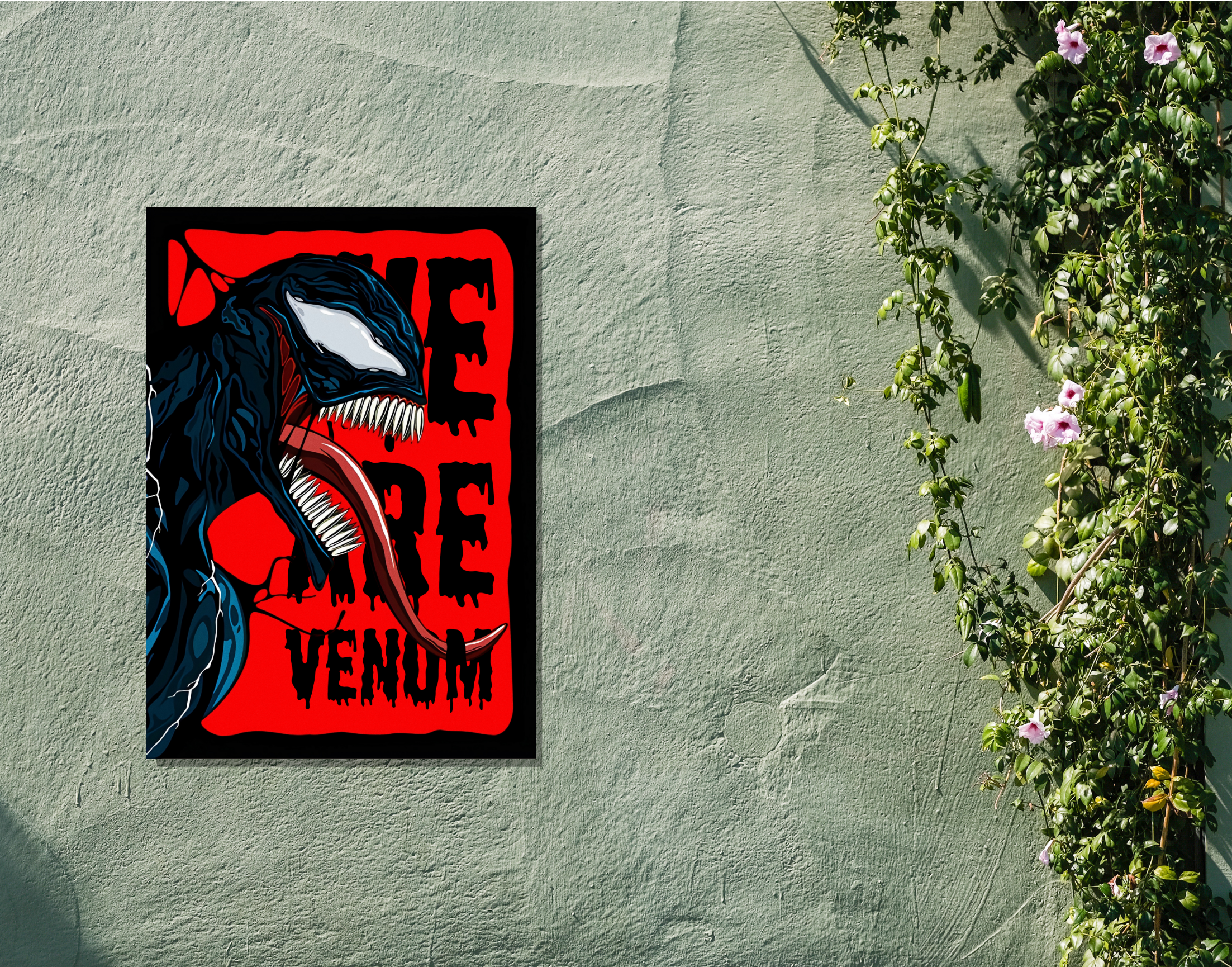 "We are venom"- Shiny & Sturdy Metallic Poster Art That Pops & Sticks
