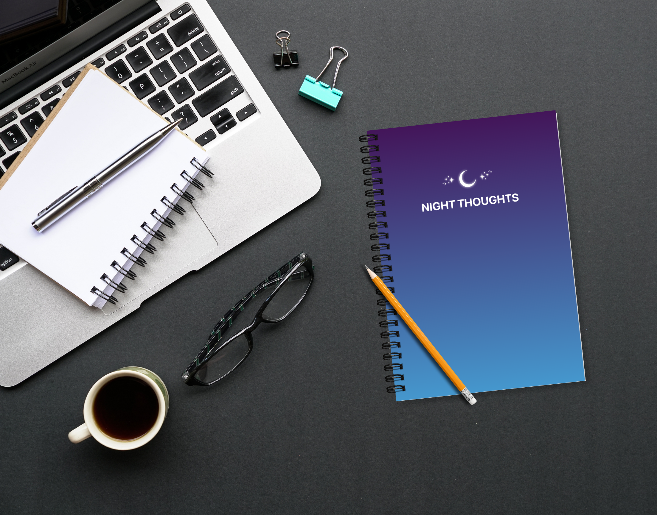"NIGHT THOUGHTS" – Elegant & Inspiring Diary for Daily Reflection