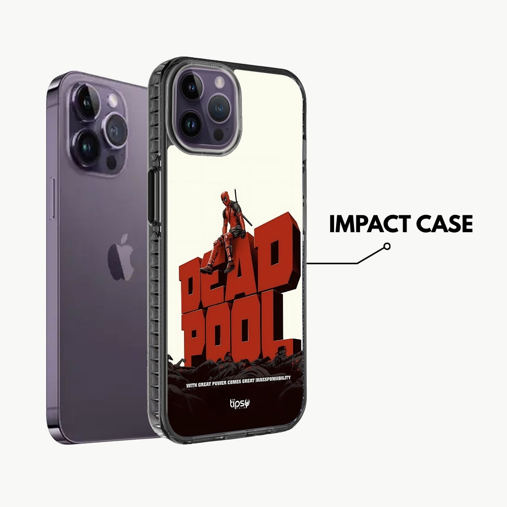 "Irresponsible Deadpool" -Mobile Covers Shock Resistant, Slim & Stylish Cases
