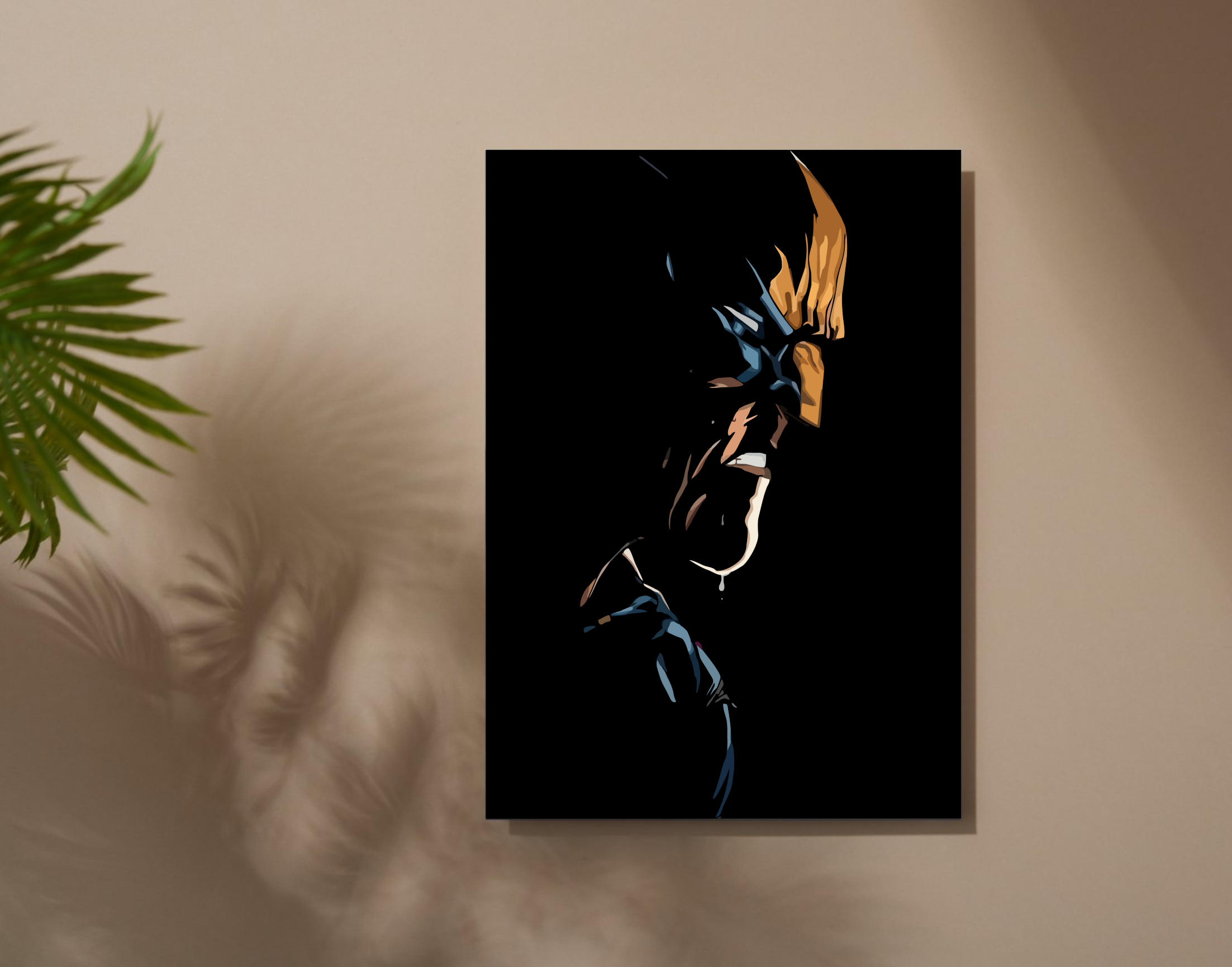 "LOGAN-THE WOLVERINE "- Shiny & Sturdy Metallic Poster Art That Pops & Sticks