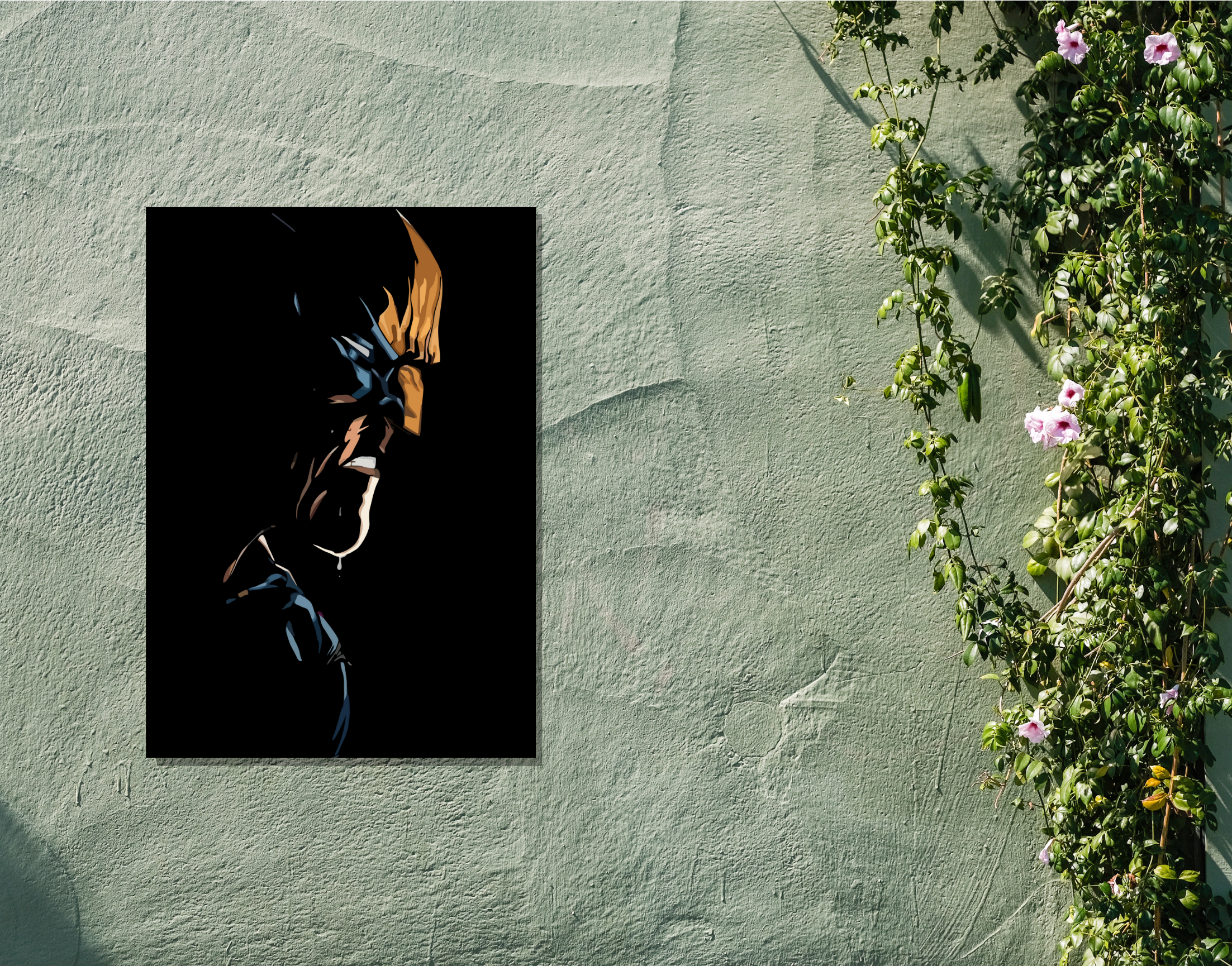 "LOGAN-THE WOLVERINE "- Shiny & Sturdy Metallic Poster Art That Pops & Sticks