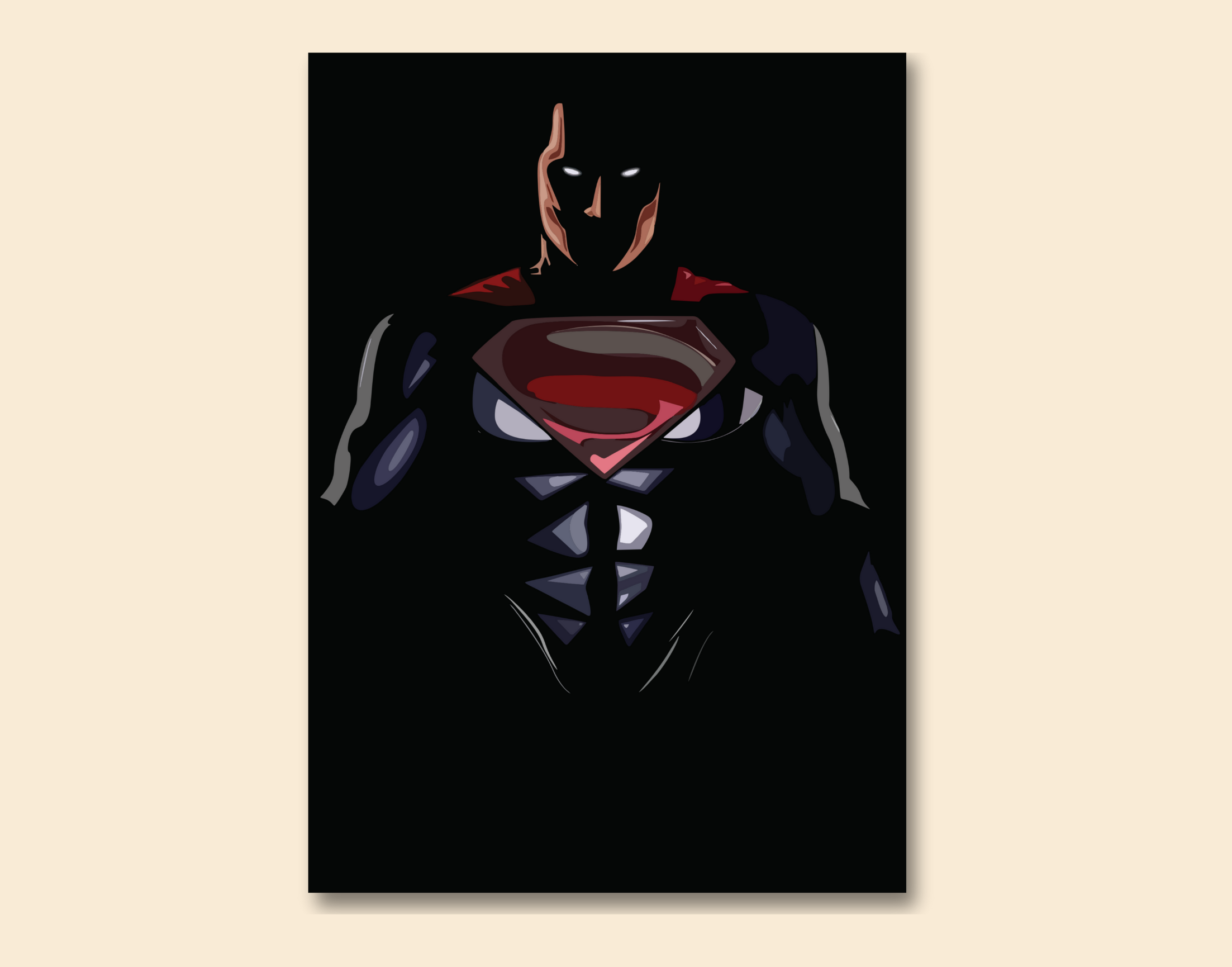 "SUPERMAN RETURNS"- Shiny & Sturdy Metallic Poster Art That Pops & Sticks