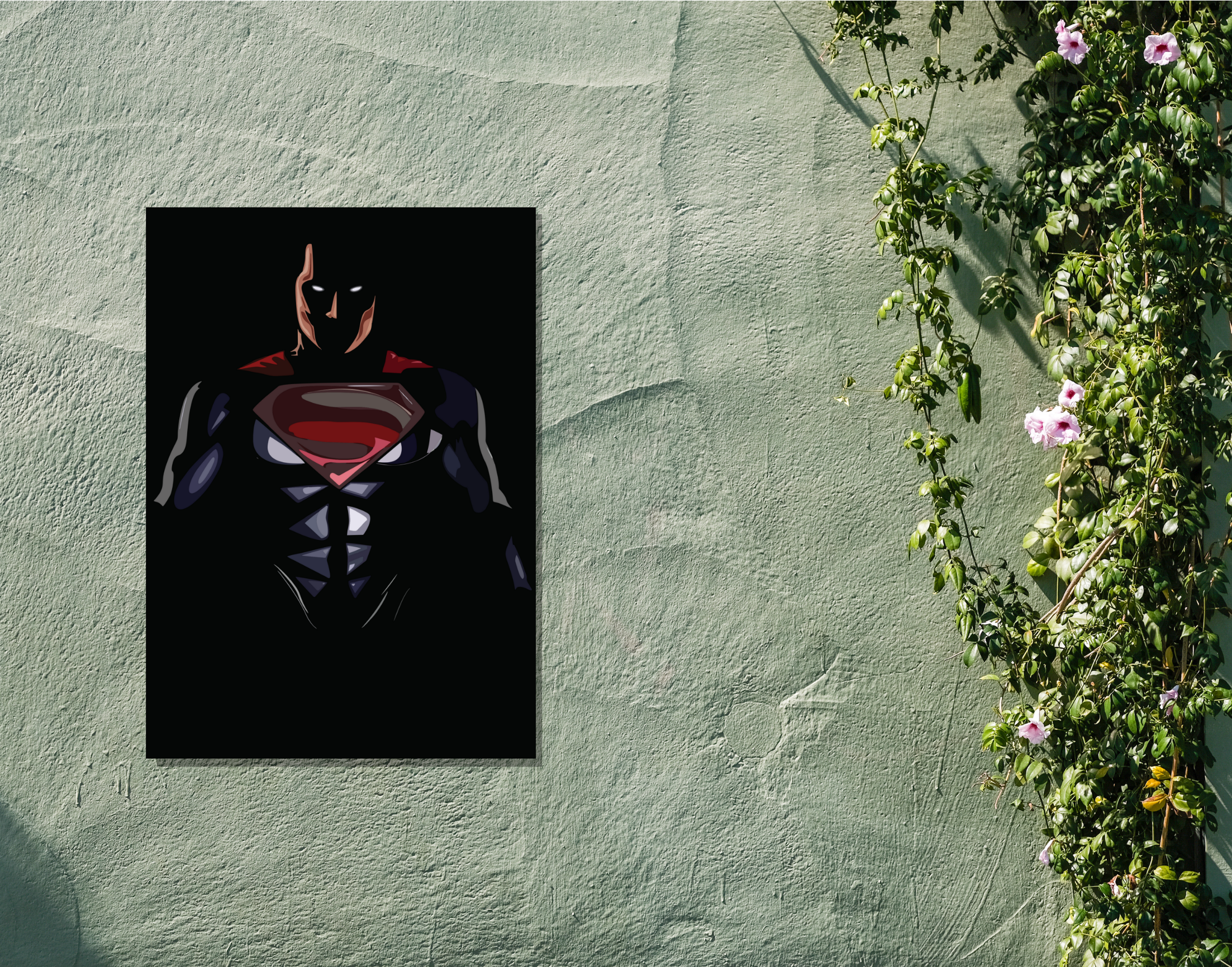"SUPERMAN RETURNS"- Shiny & Sturdy Metallic Poster Art That Pops & Sticks
