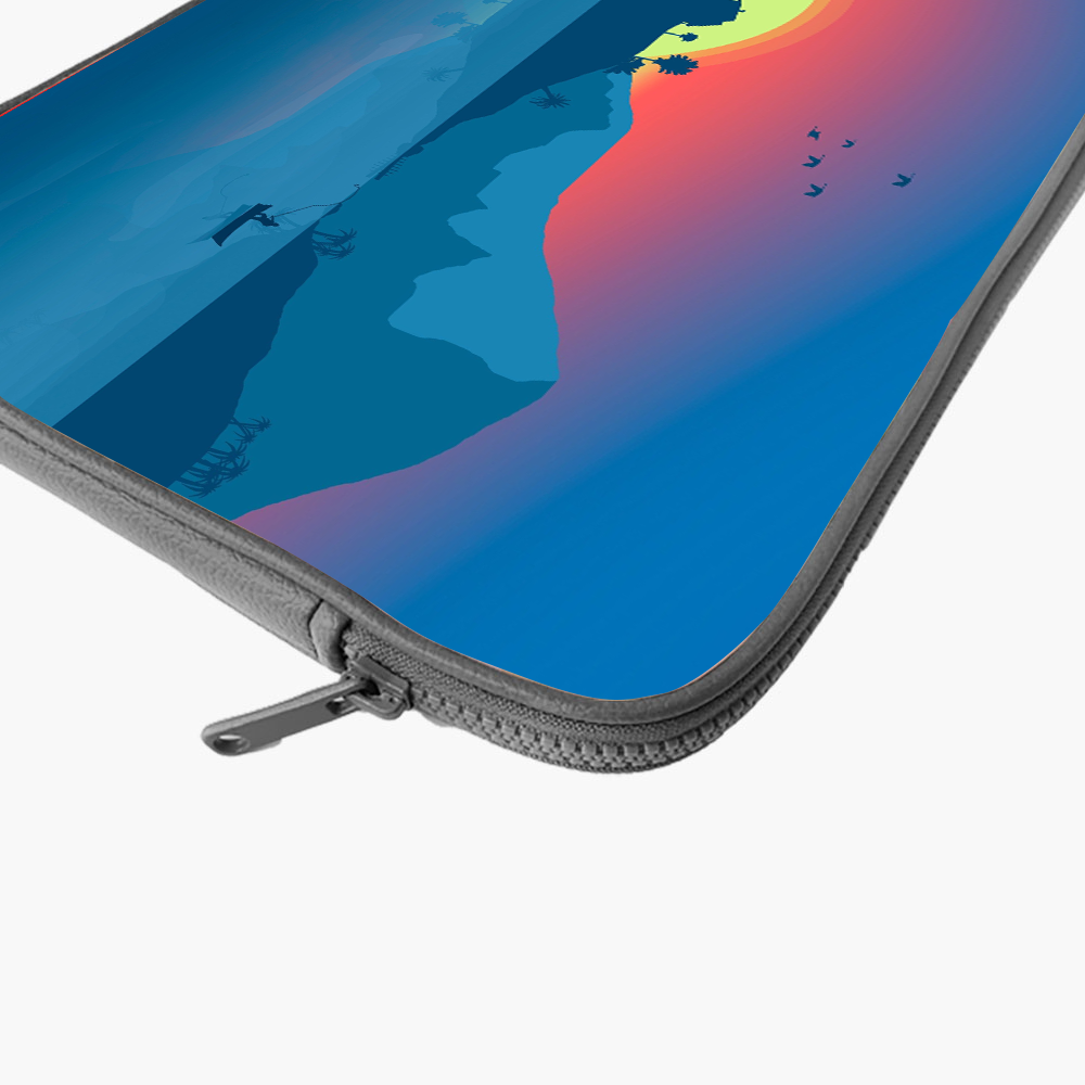 "ANIMATED NATURE VIEW" Laptop Sleeves:Bold Modern Design for Every Size