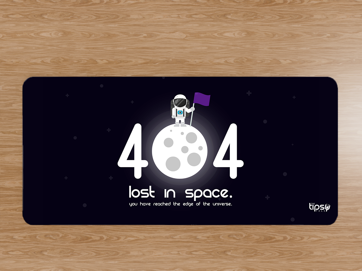 "404 LOST IN SPACE" Gaming Mousepad- Elevate Your Gaming Experience