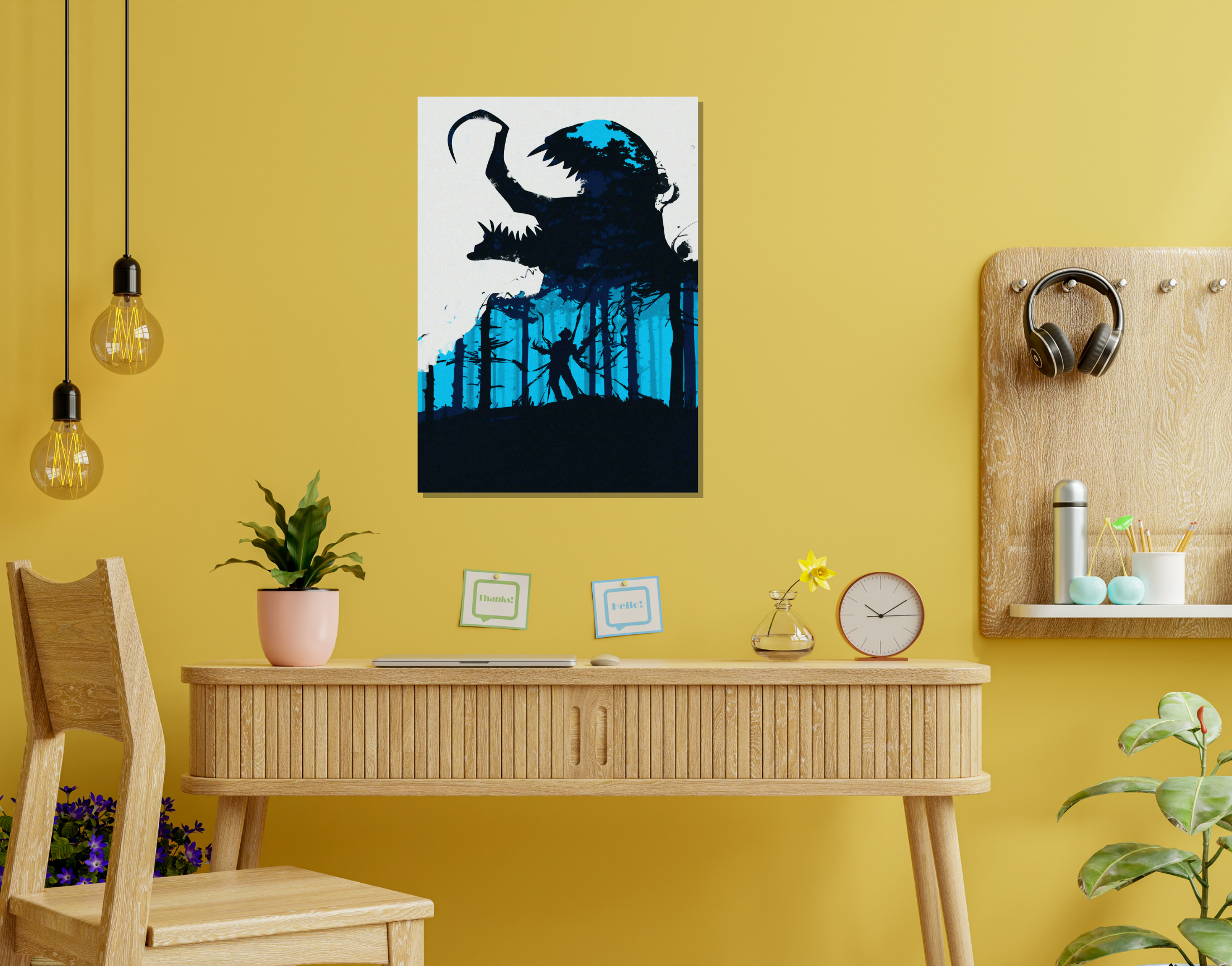 "EDDIE TO VENOM"- Shiny & Sturdy Metallic Poster Art That Pops & Sticks