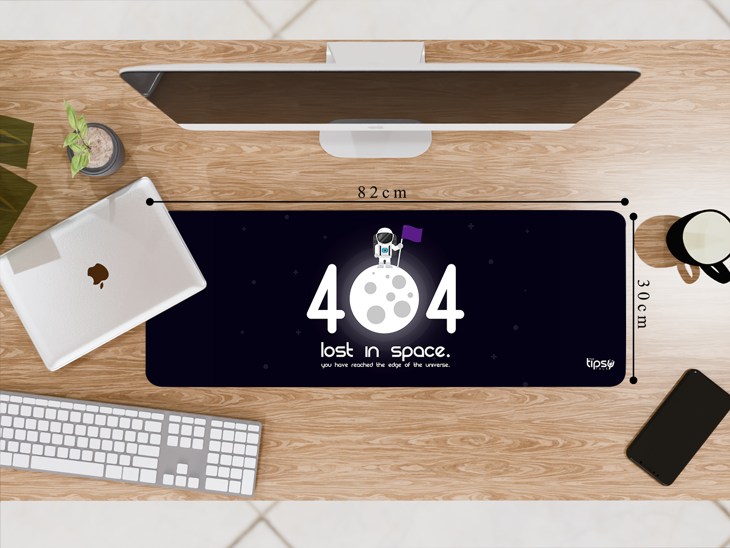 "404 LOST IN SPACE" Gaming Mousepad- Elevate Your Gaming Experience