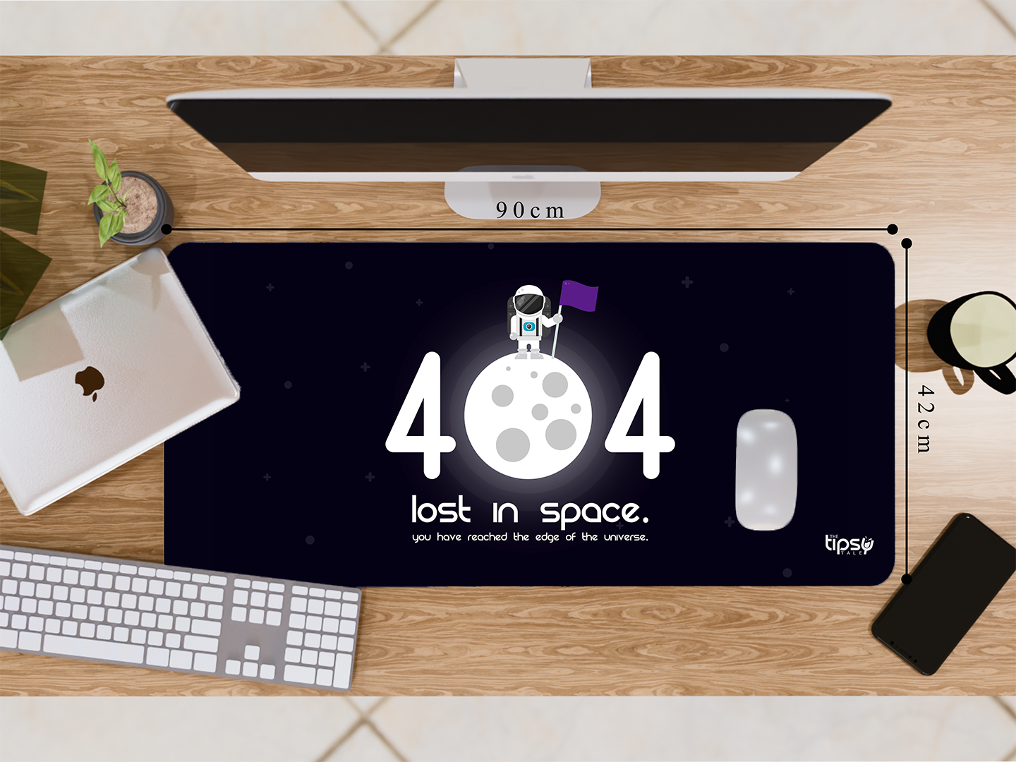 "404 LOST IN SPACE" Gaming Mousepad- Elevate Your Gaming Experience