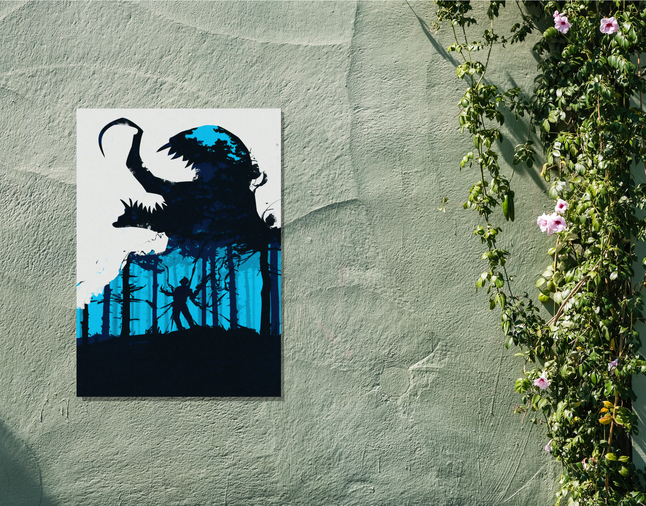 "EDDIE TO VENOM"- Shiny & Sturdy Metallic Poster Art That Pops & Sticks