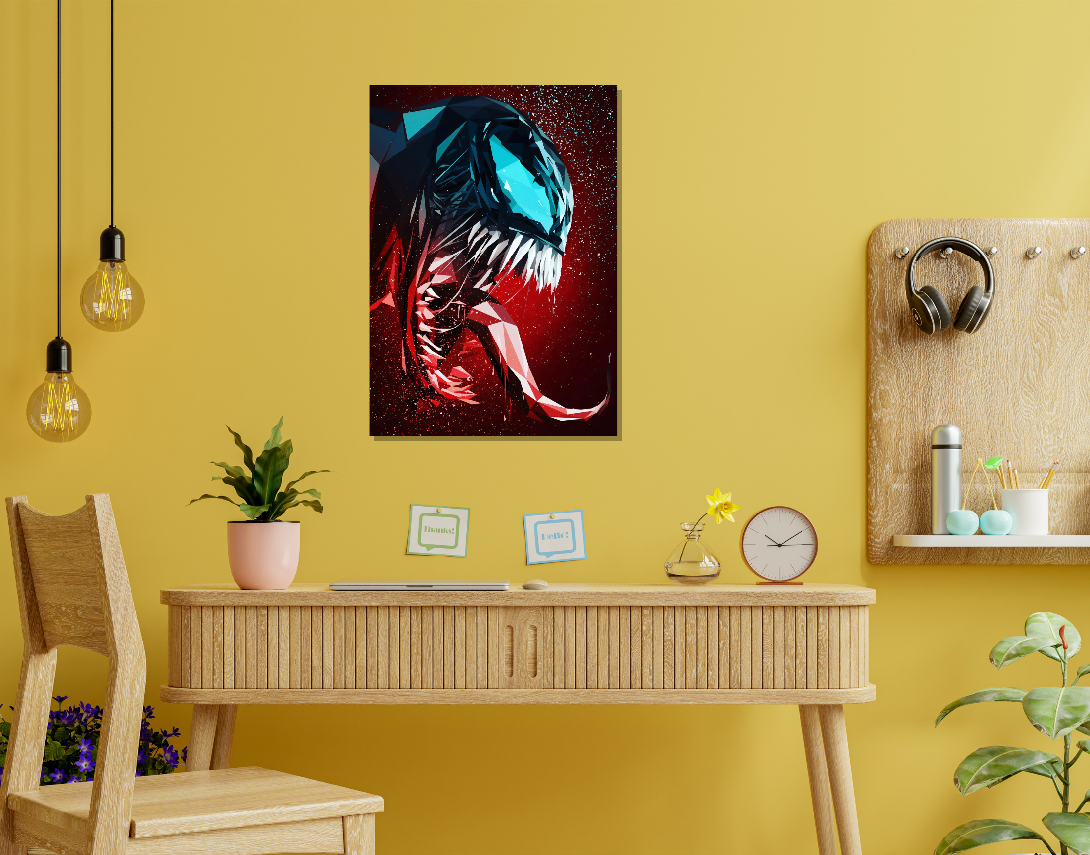 "VENOM ARTSTIC DESING"- Shiny & Sturdy Metallic Poster Art That Pops & Sticks