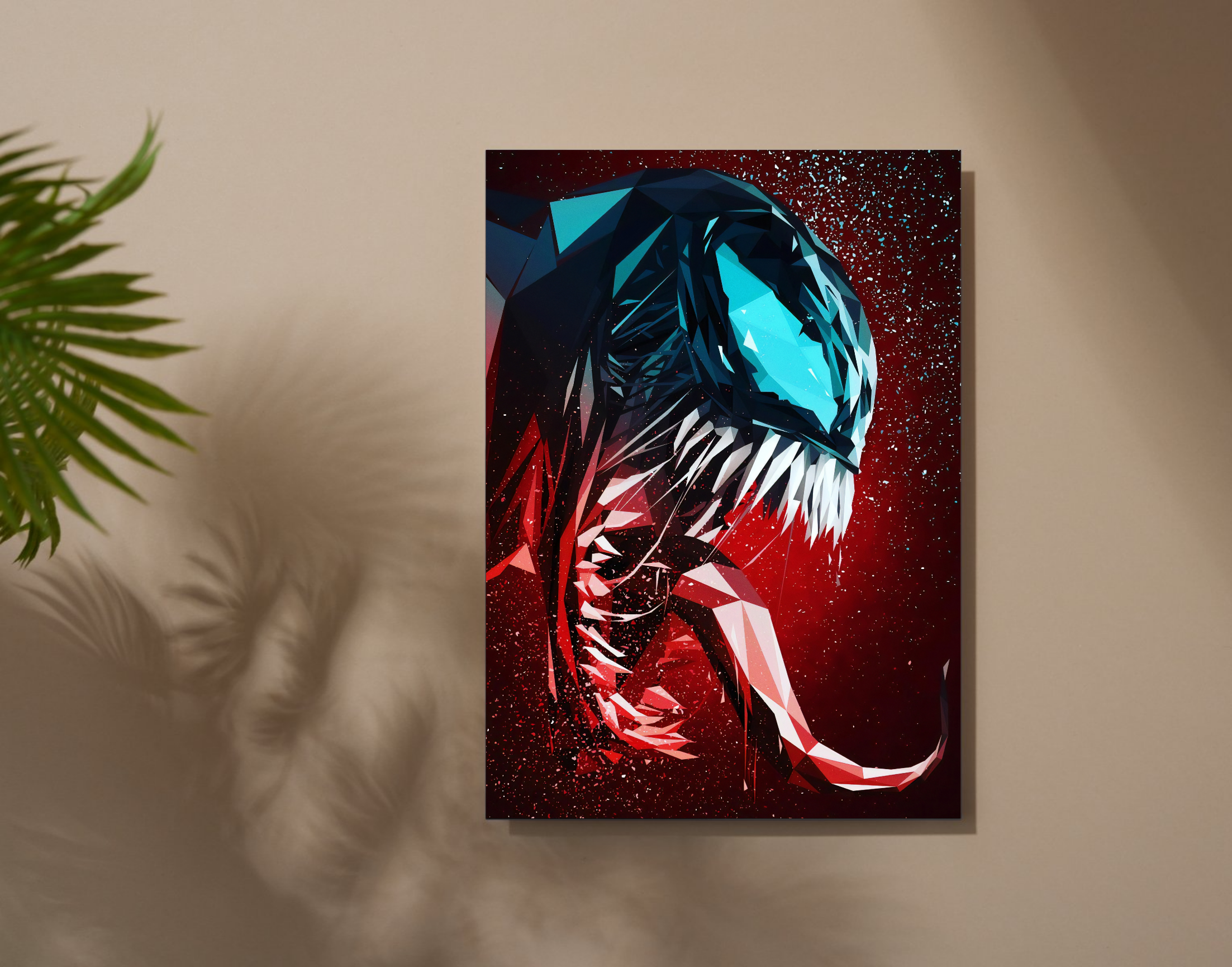 "VENOM ARTSTIC DESING"- Shiny & Sturdy Metallic Poster Art That Pops & Sticks