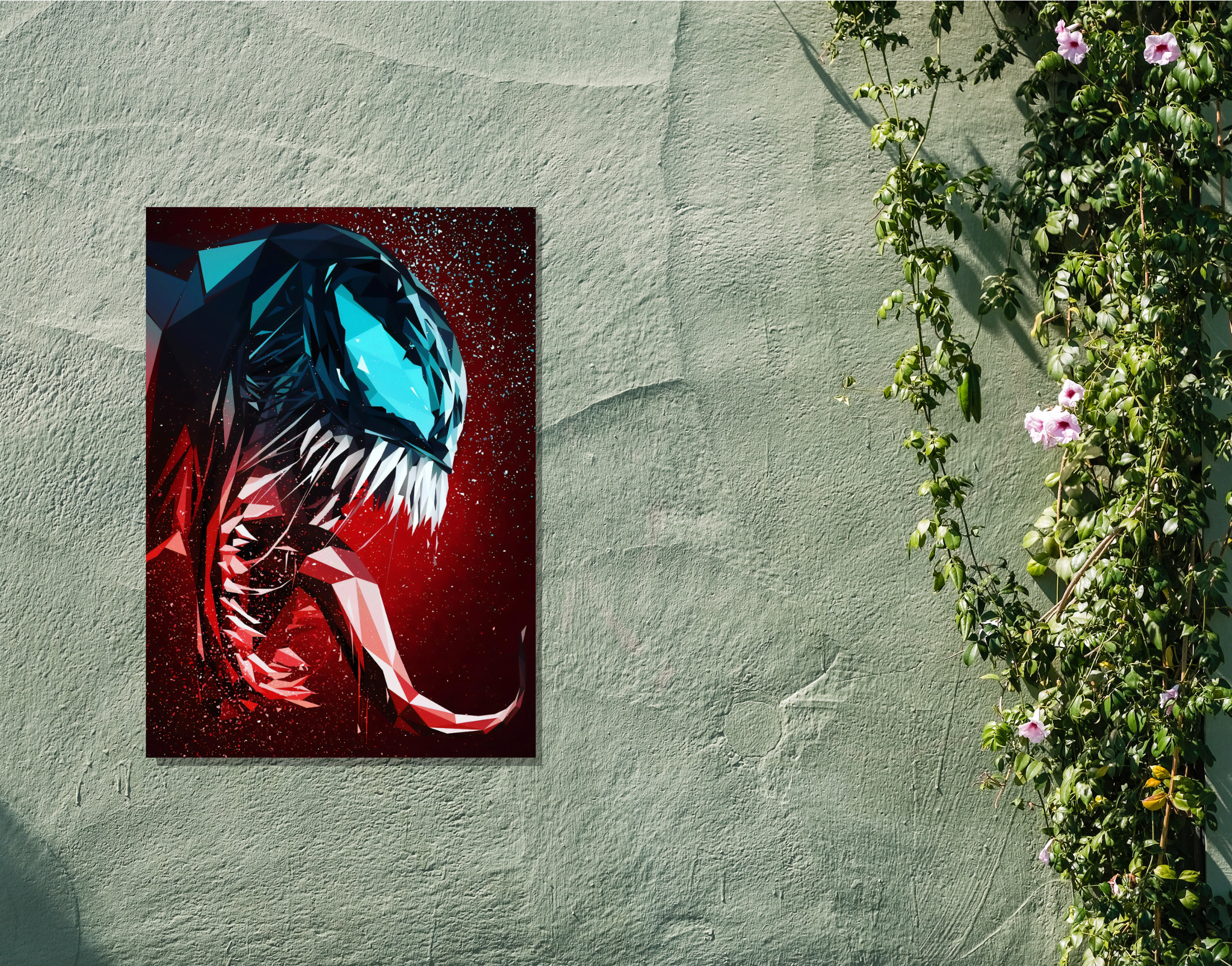 "VENOM ARTSTIC DESING"- Shiny & Sturdy Metallic Poster Art That Pops & Sticks
