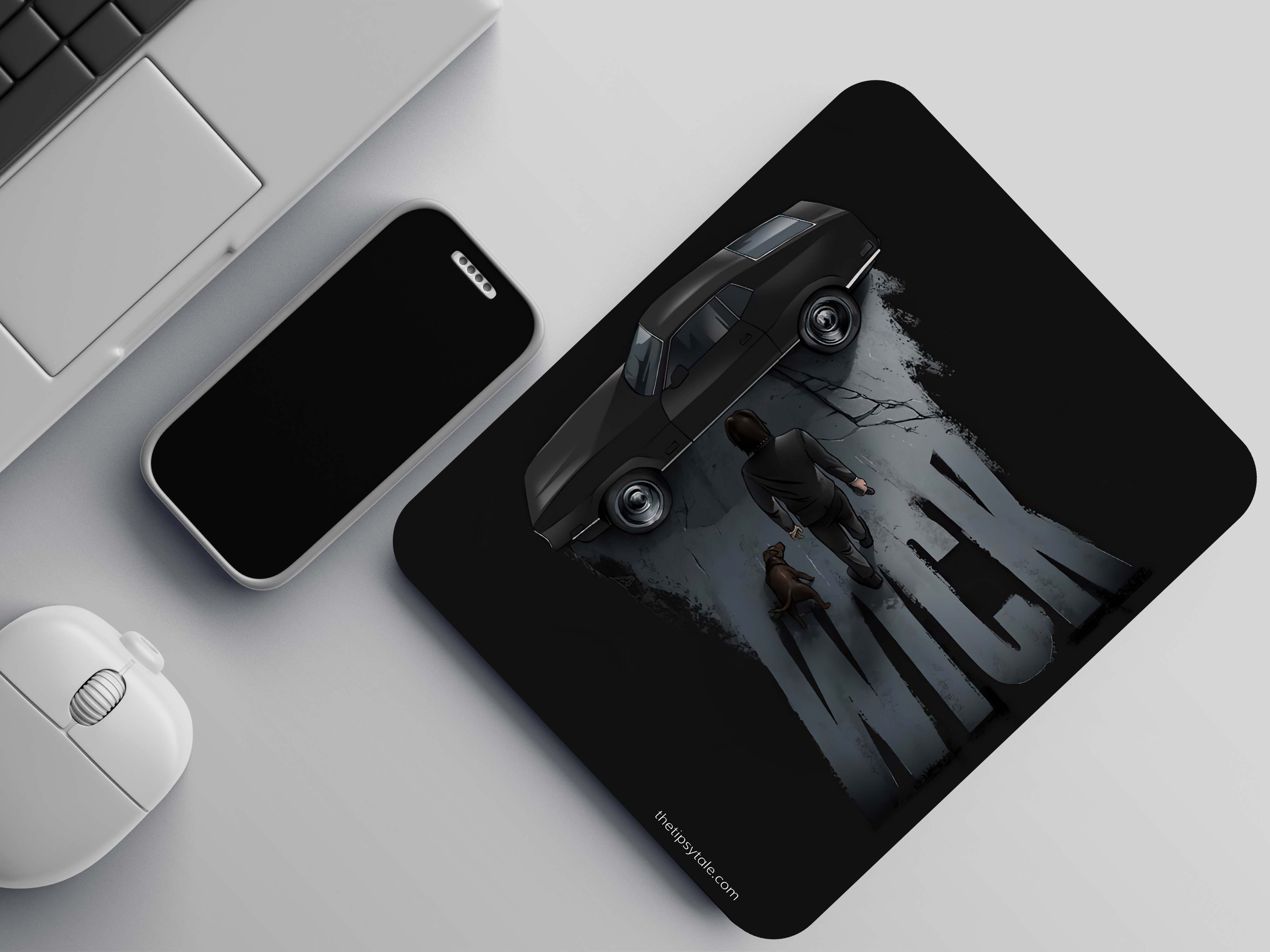 "JOHN WICK" Mousepad Enhance Your Workspace with Style