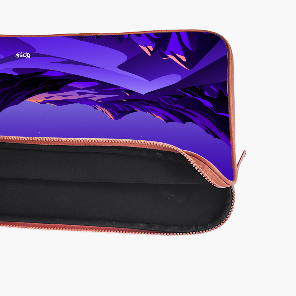 "PURPLE MOUNTAINS" Laptop Sleeves:Bold Modern Design for Every Size