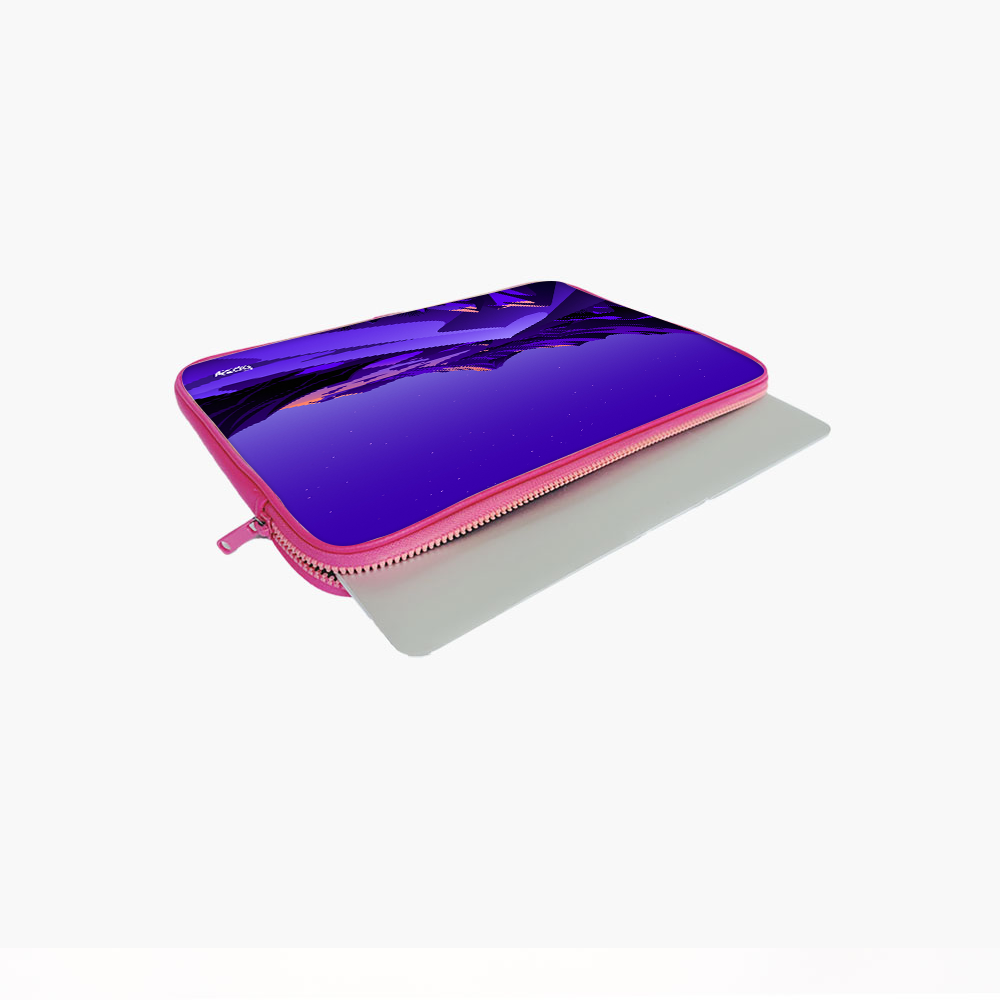 "PURPLE MOUNTAINS" Laptop Sleeves:Bold Modern Design for Every Size