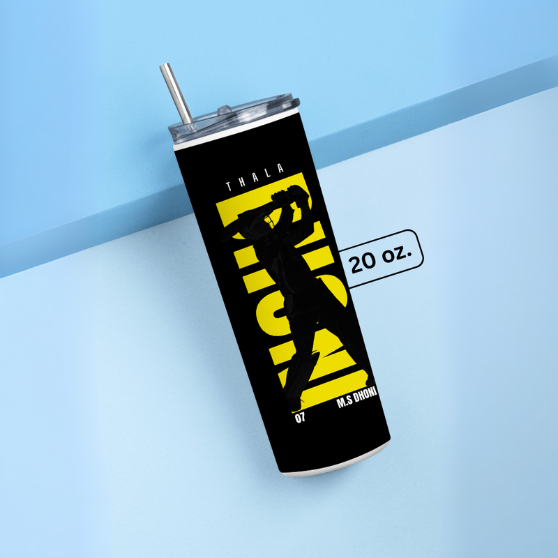 "THE OG TRIO - CRICKET FANBASE" Tumbler with Metal Straw