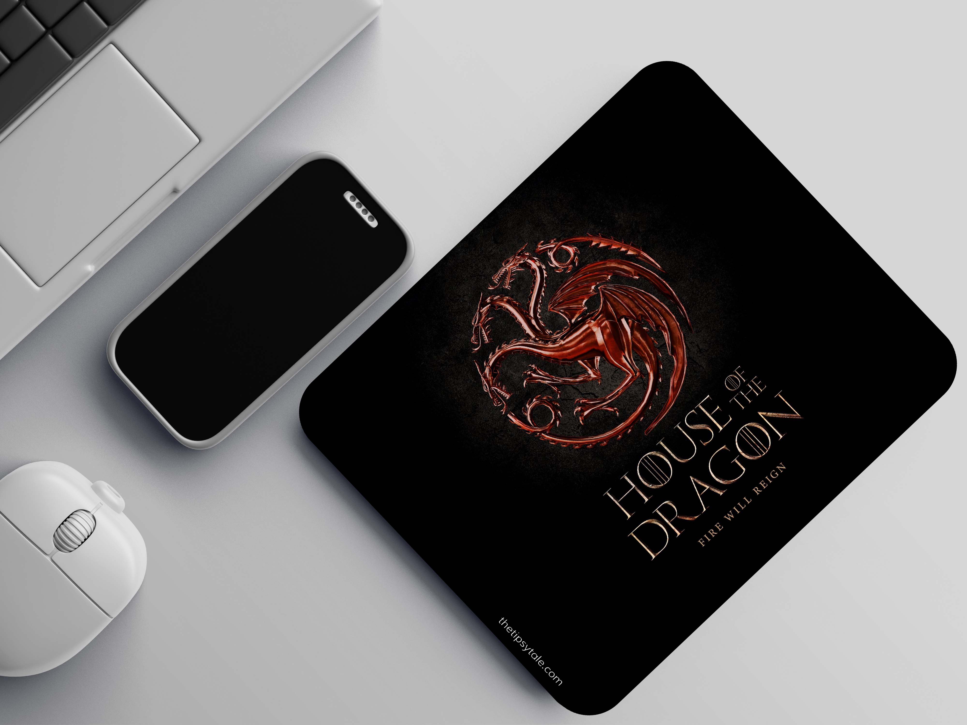 "HOUSE OF THE DRAGON" Mousepad Enhance Your Workspace with Style