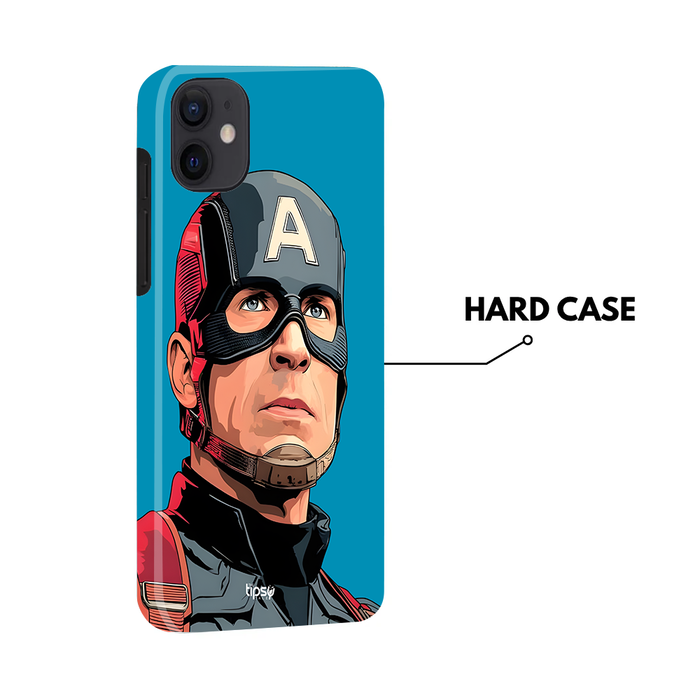 CAPTAIN AMERICA POTRAIT -Mobile Covers Shock Resistant, Slim & Stylish Cases