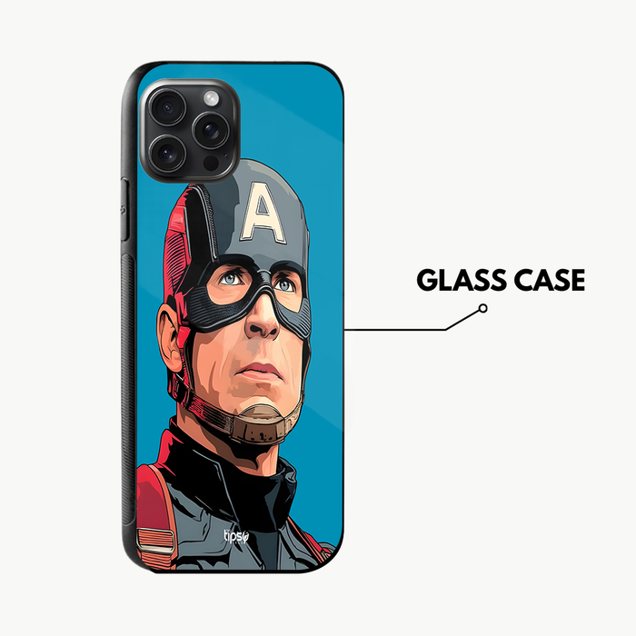 CAPTAIN AMERICA POTRAIT -Mobile Covers Shock Resistant, Slim & Stylish Cases