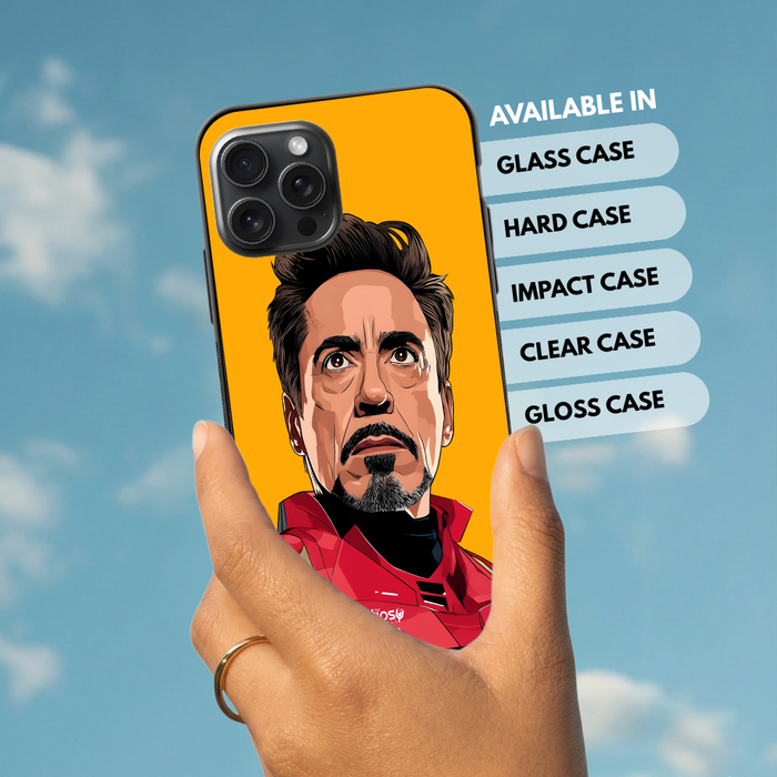 TONY STARK POTRAIT -Mobile Covers Shock Resistant, Slim & Stylish Cases