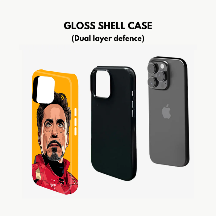 TONY STARK POTRAIT -Mobile Covers Shock Resistant, Slim & Stylish Cases