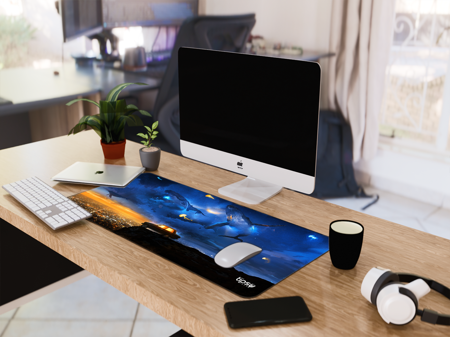 "VIBRANT ARTISTIC VIEW" Gaming Mousepad- Elevate Your Gaming Experience