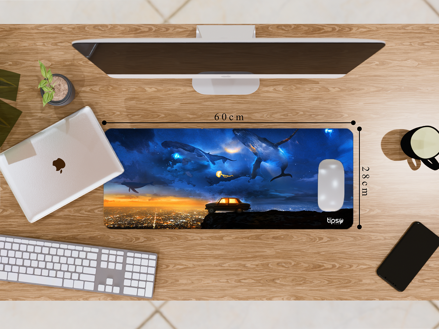 "VIBRANT ARTISTIC VIEW" Gaming Mousepad- Elevate Your Gaming Experience