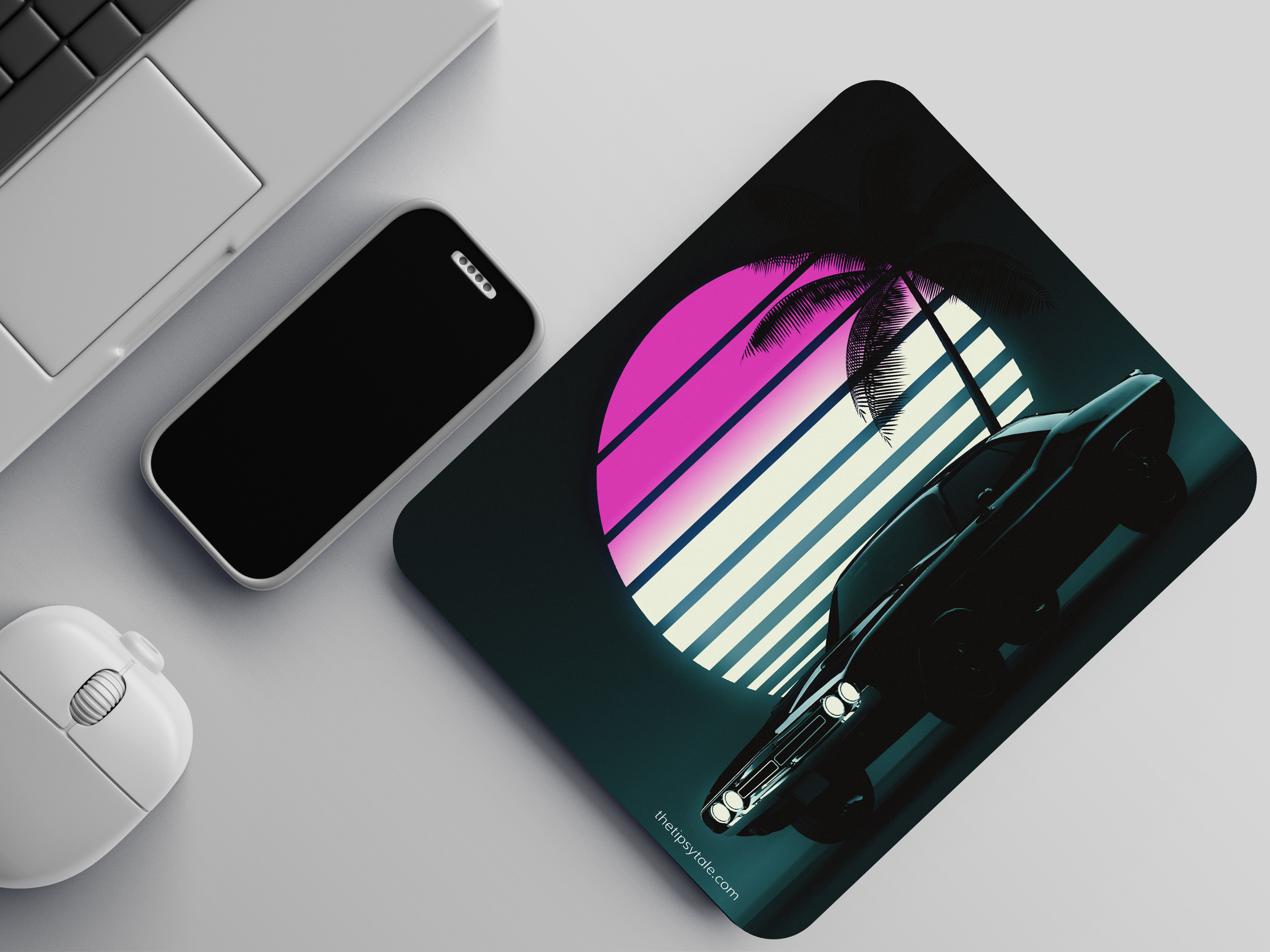 "CAR VIBES" Mousepad Enhance Your Workspace with Style