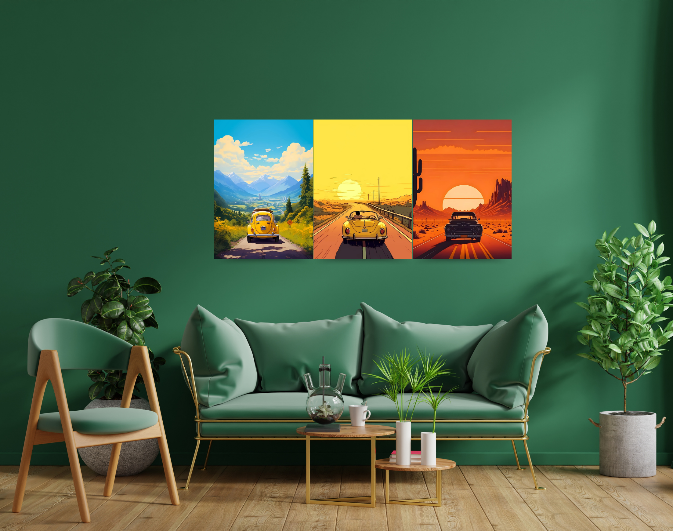 "ADVENTURE TRIP CAR VERSION"- Shiny & Sturdy Metallic Poster Art That Pops & Sticks