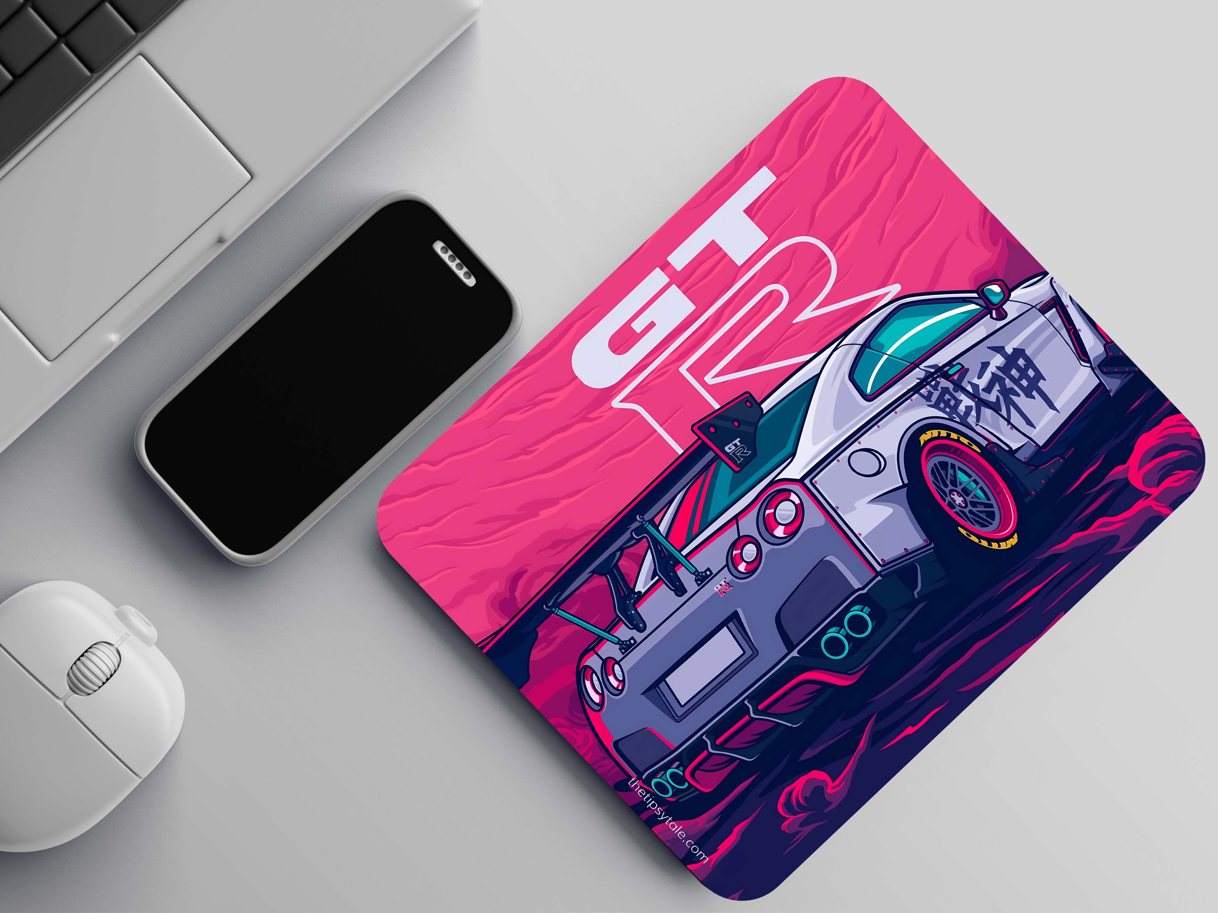 "GTR Drift" Mousepad Enhance Your Workspace with Style