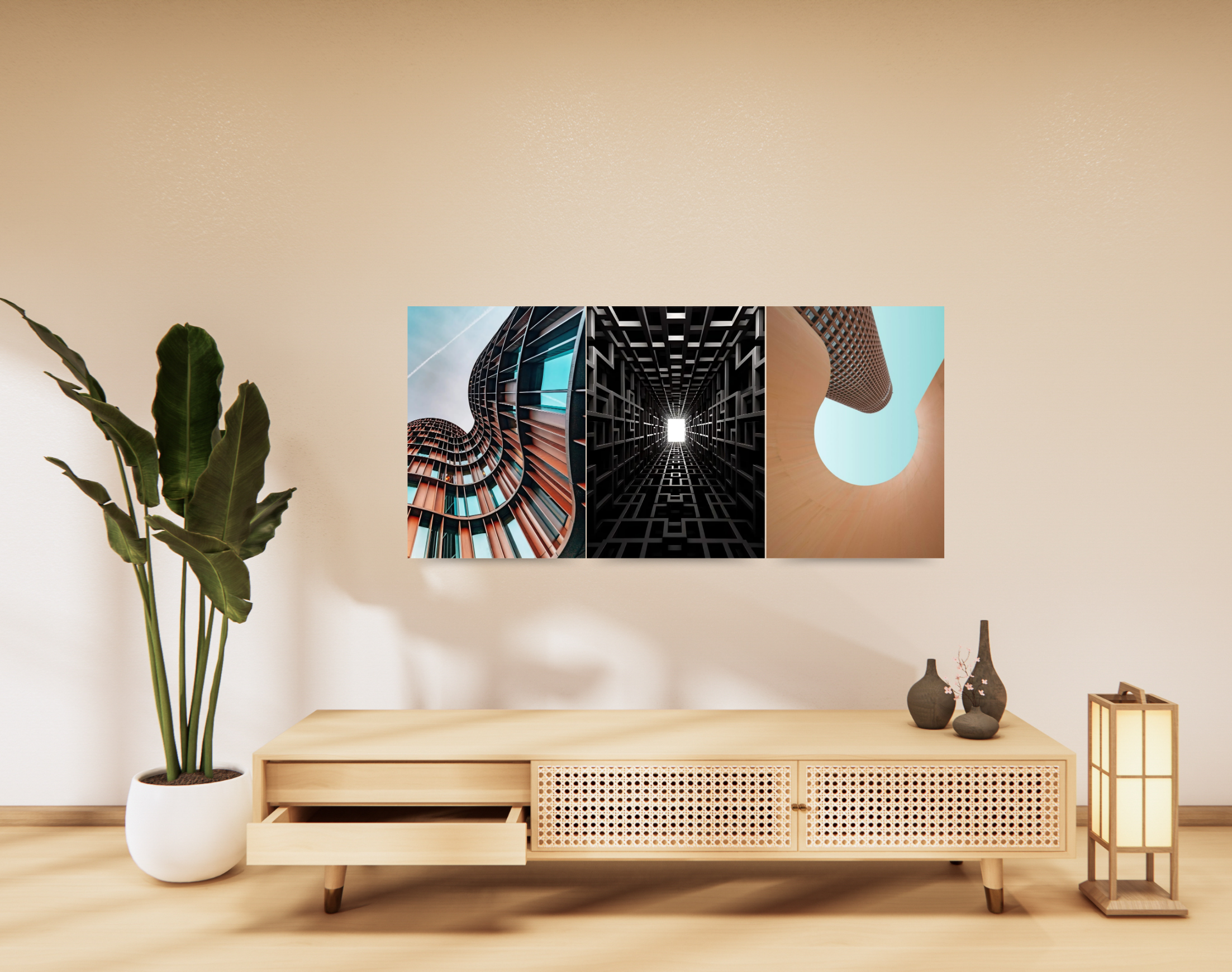 "CAPTURE OF ARCHITECTURE"- Shiny & Sturdy Metallic Poster Art That Pops & Sticks