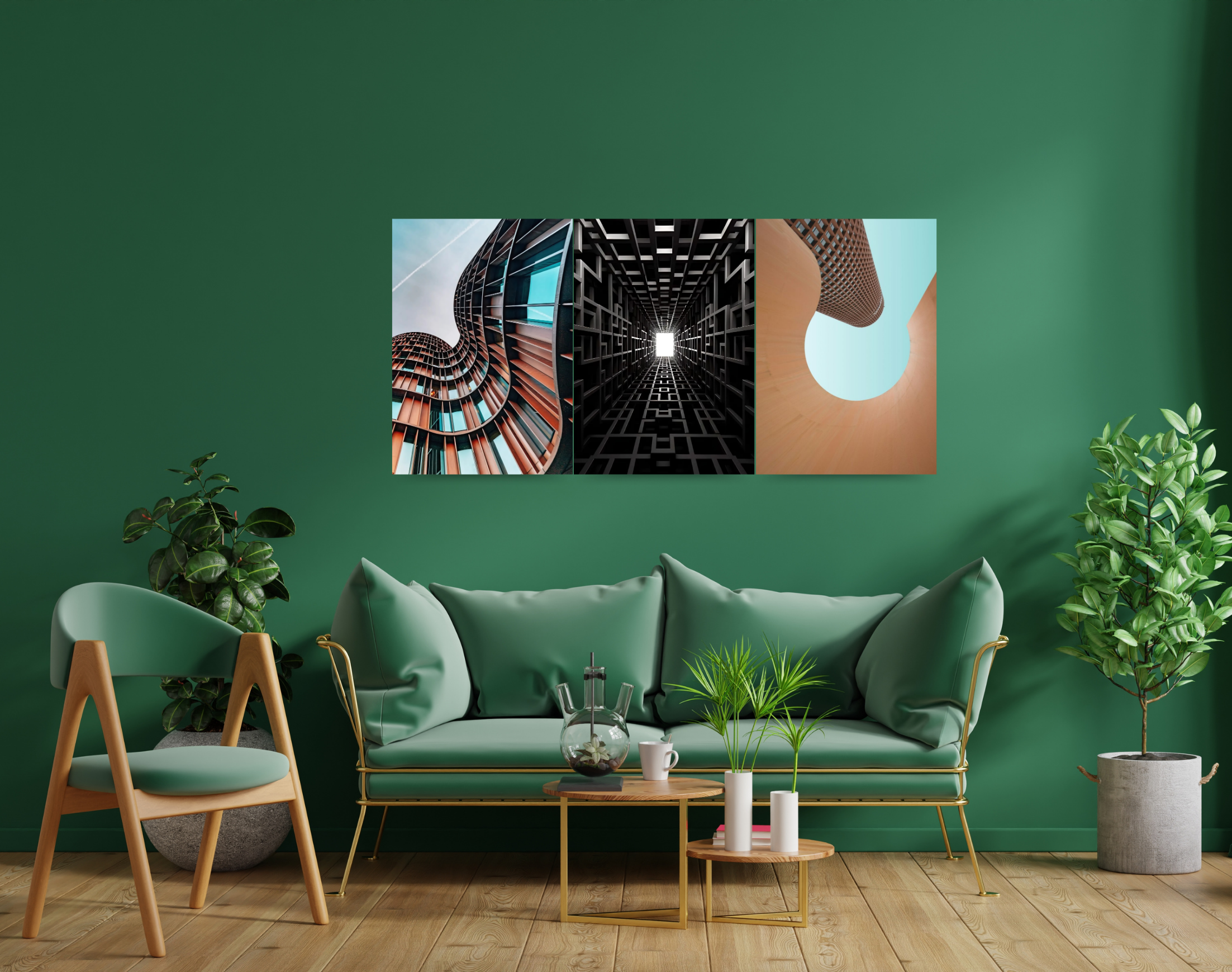 "CAPTURE OF ARCHITECTURE"- Shiny & Sturdy Metallic Poster Art That Pops & Sticks
