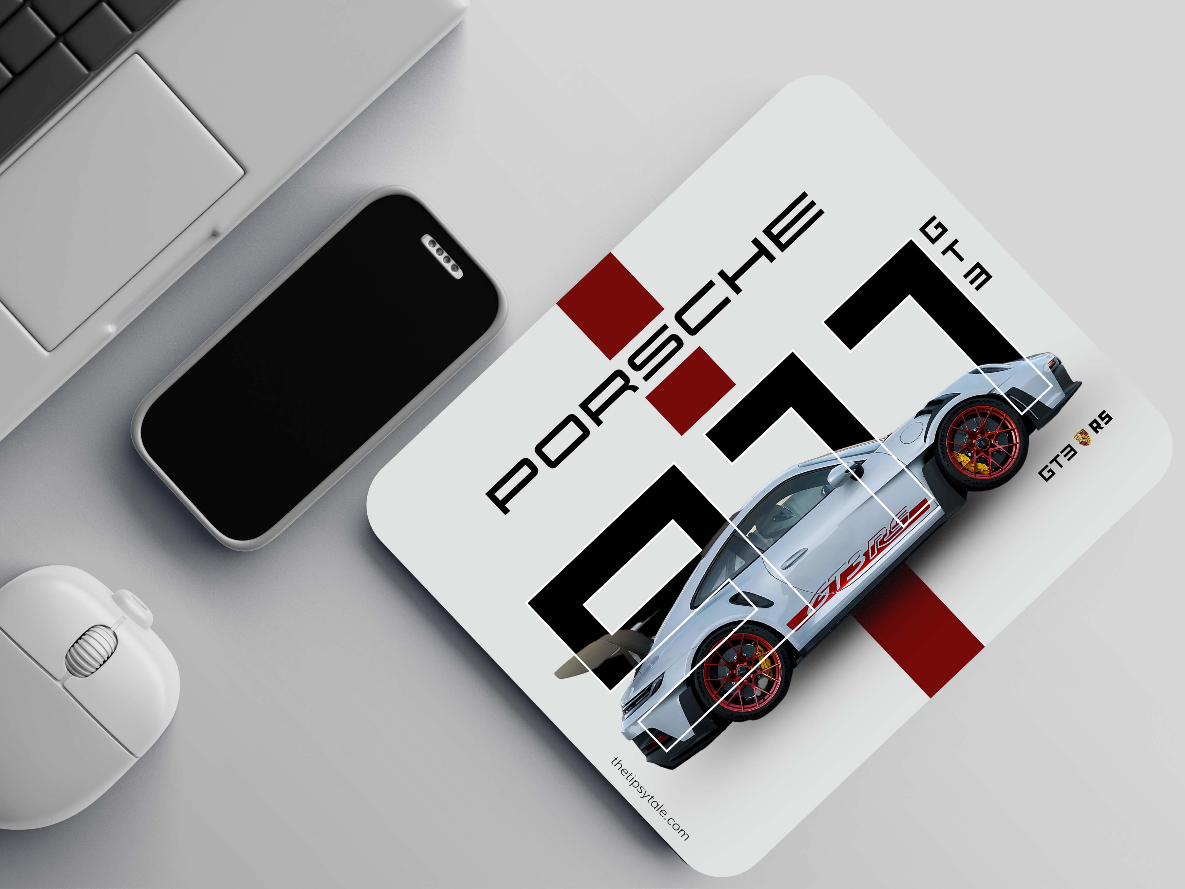 "PORSCHE GT3" Mousepad Enhance Your Workspace with Style