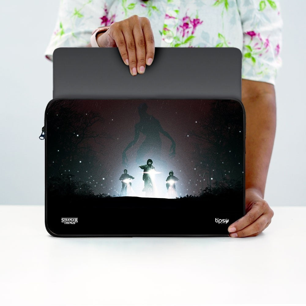 "DEMOGORGON VS HAWKINS BOYS - STRANGER THINGS"Laptop Sleeves:Bold Modern Design for Every Size