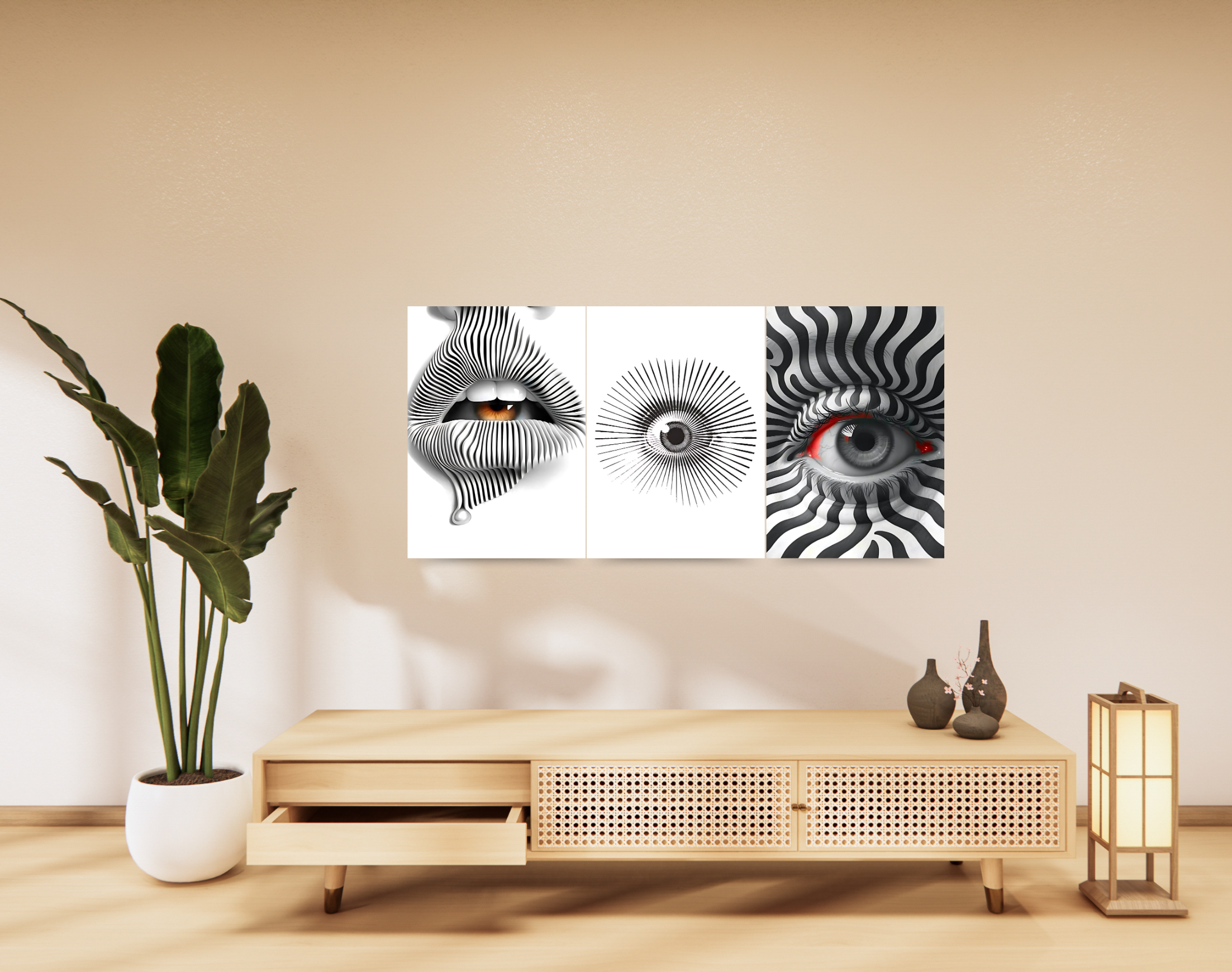 "EYE FOR AN EYE"- Shiny & Sturdy Metallic Poster Art That Pops & Sticks