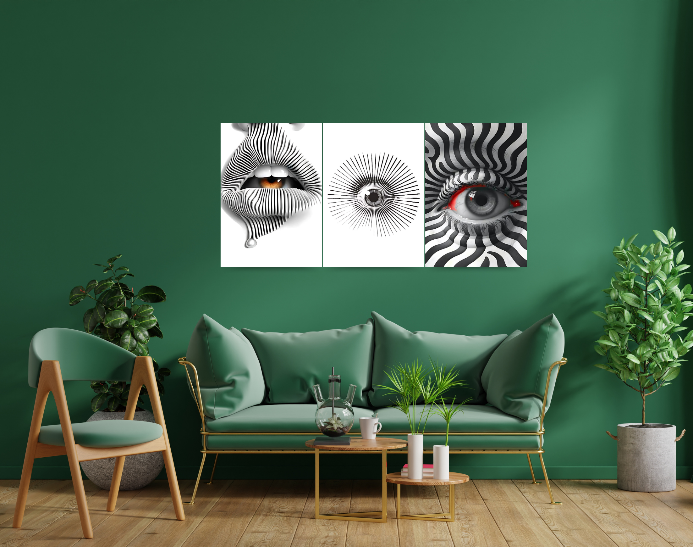 "EYE FOR AN EYE"- Shiny & Sturdy Metallic Poster Art That Pops & Sticks