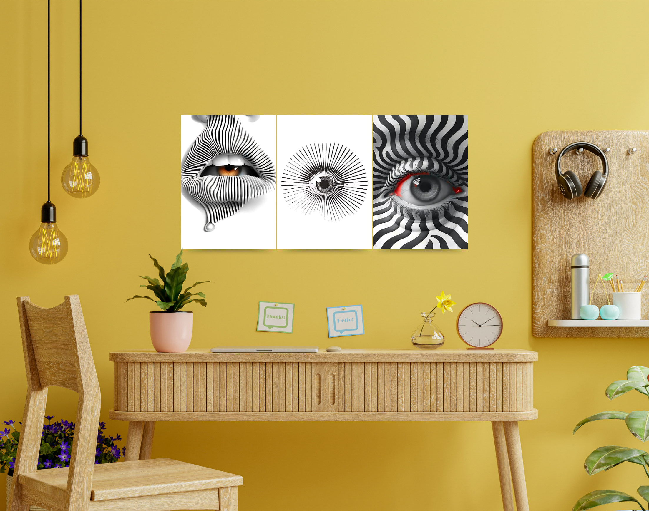 "EYE FOR AN EYE"- Shiny & Sturdy Metallic Poster Art That Pops & Sticks