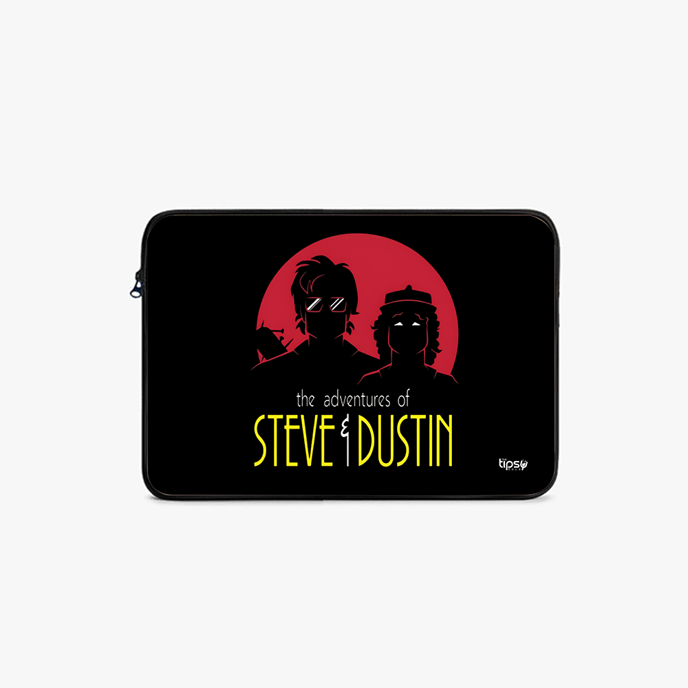 "STEVE & DUSTIN - STRANGER THINGS"Laptop Sleeves:Bold Modern Design for Every Size