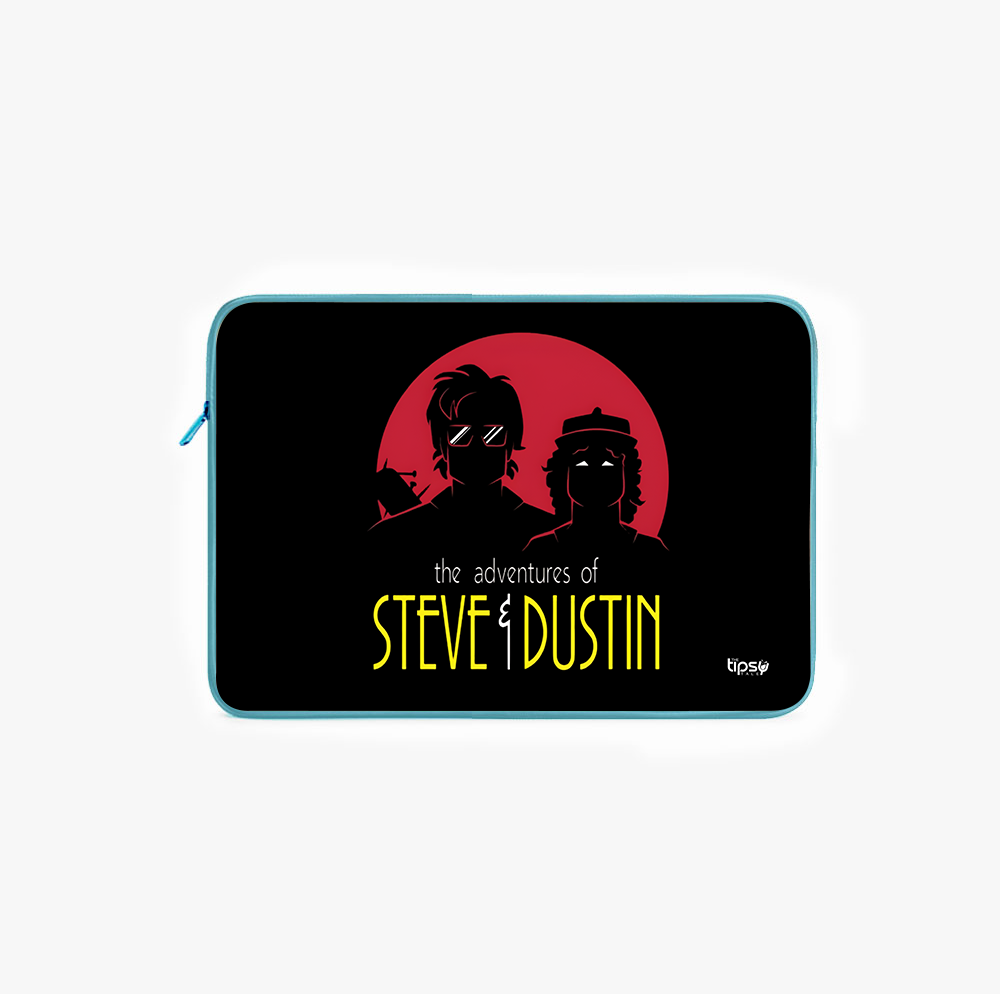 "STEVE & DUSTIN - STRANGER THINGS"Laptop Sleeves:Bold Modern Design for Every Size