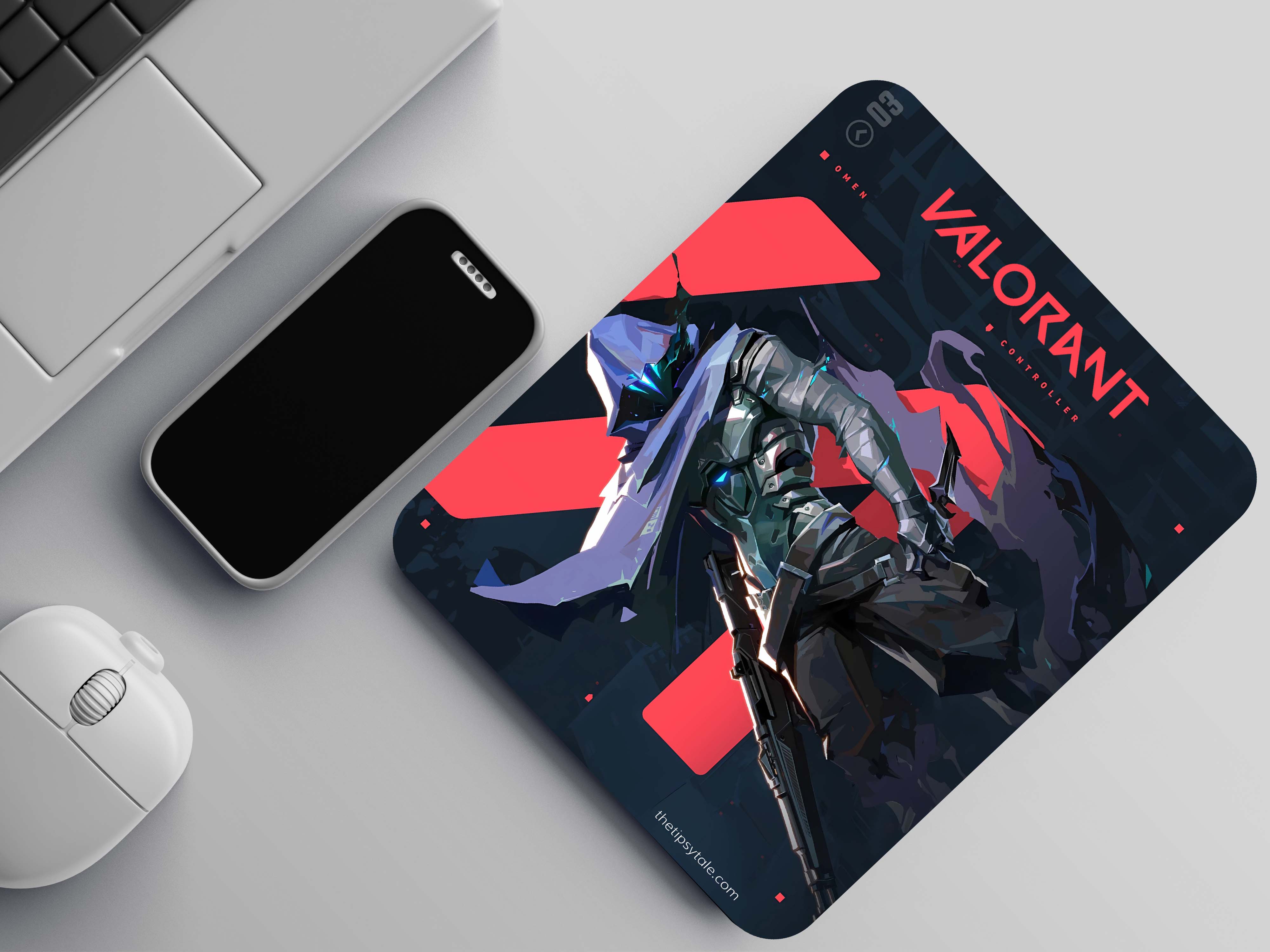 "VALORANT- OMEN" Mousepad Enhance Your Workspace with Style