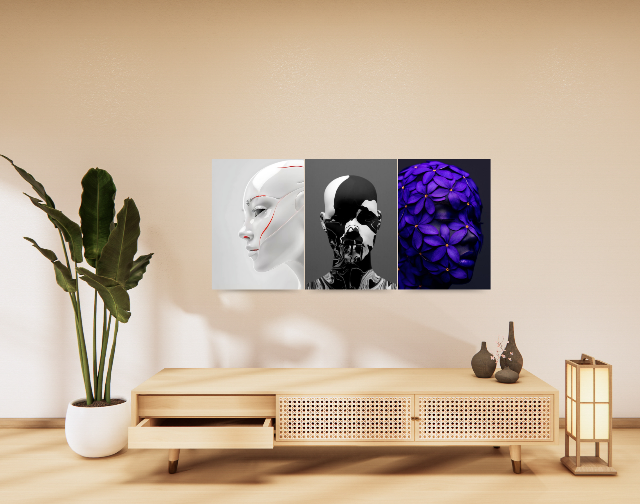 "I AM ROBOT"- Shiny & Sturdy Metallic Poster Art That Pops & Sticks