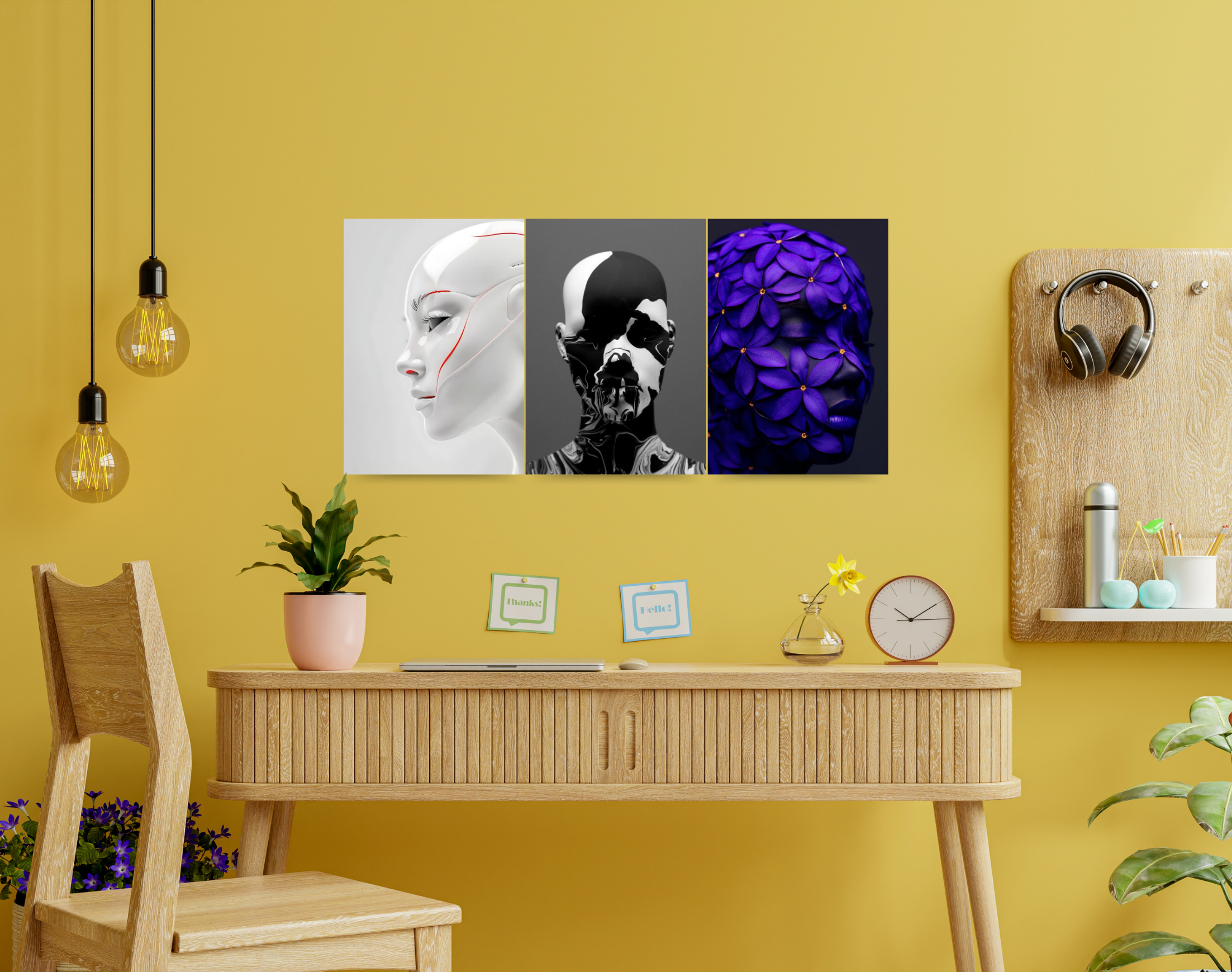 "I AM ROBOT"- Shiny & Sturdy Metallic Poster Art That Pops & Sticks