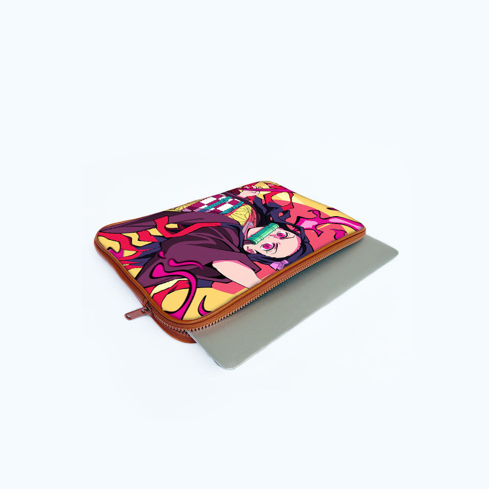"NEZUKO KAMADO: DEMON SLAYER ANIME THEME" Laptop Sleeves:Bold Modern Design for Every Size