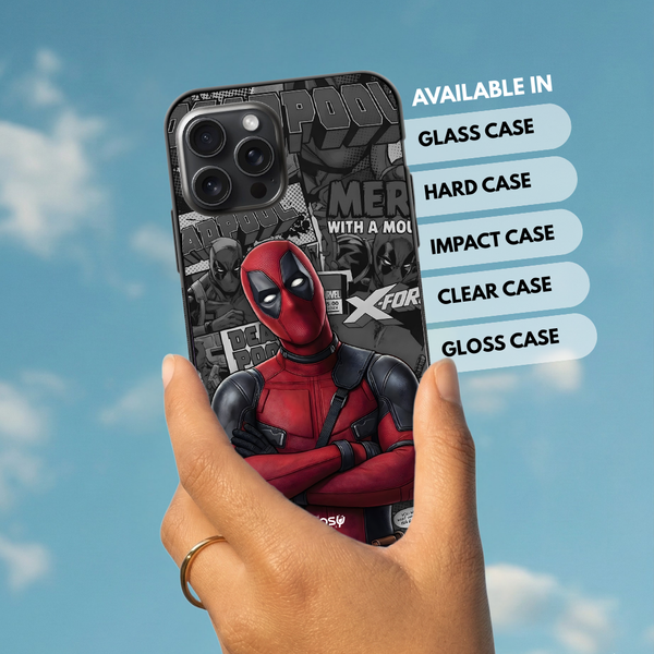 "Deadpool Comic Edition" -Mobile Covers Shock Resistant, Slim & Stylish Cases